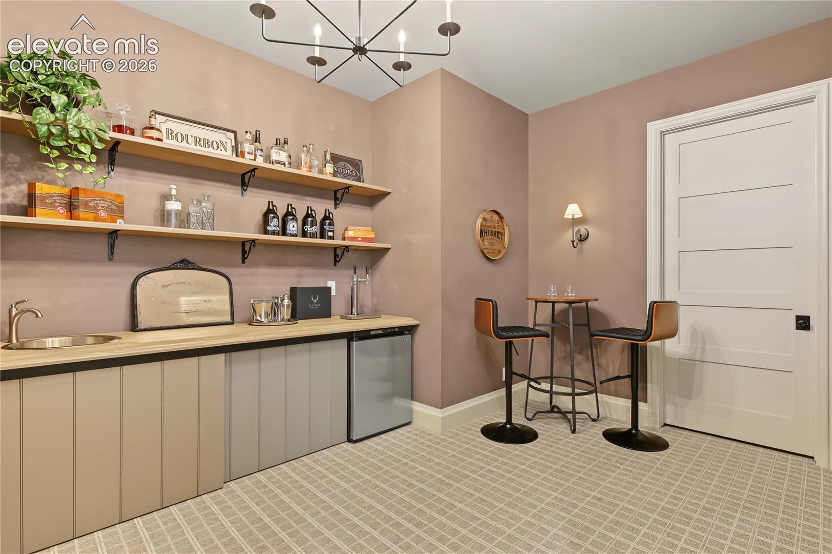 This Speak Easy room is a great getaway comes with your own kegerator in the built-in wet bar