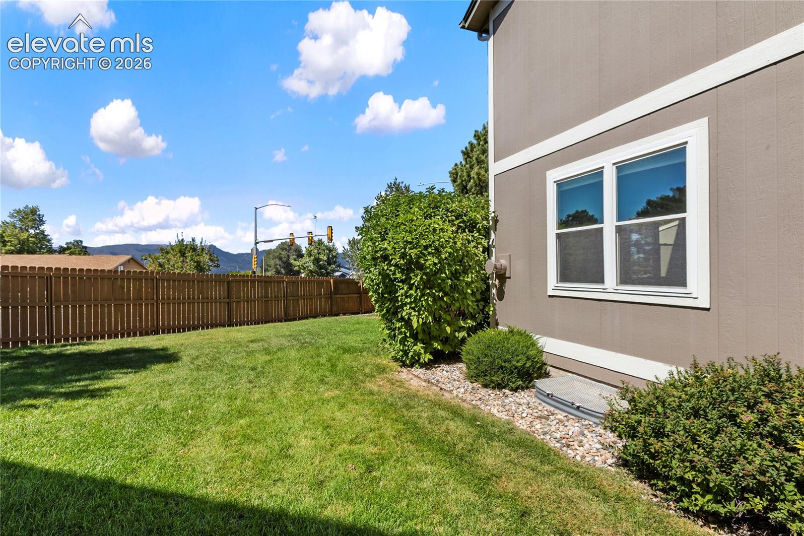 Back yard area. 