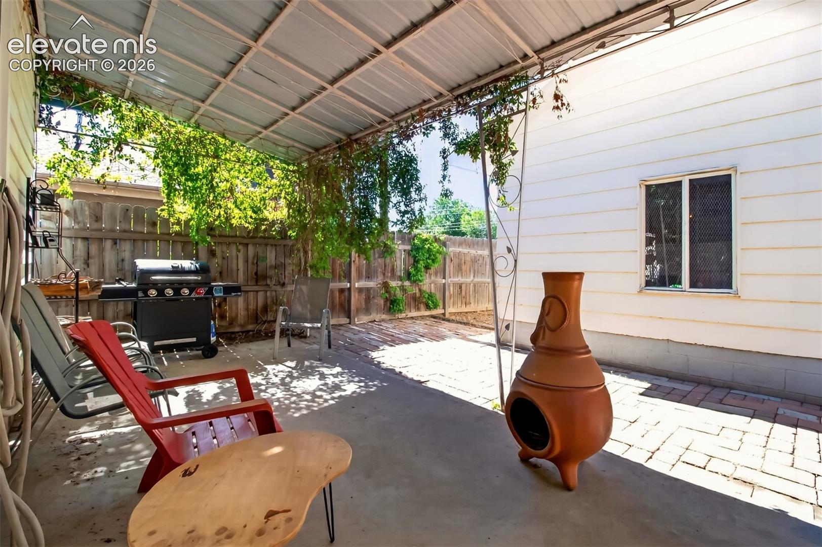 Back patio