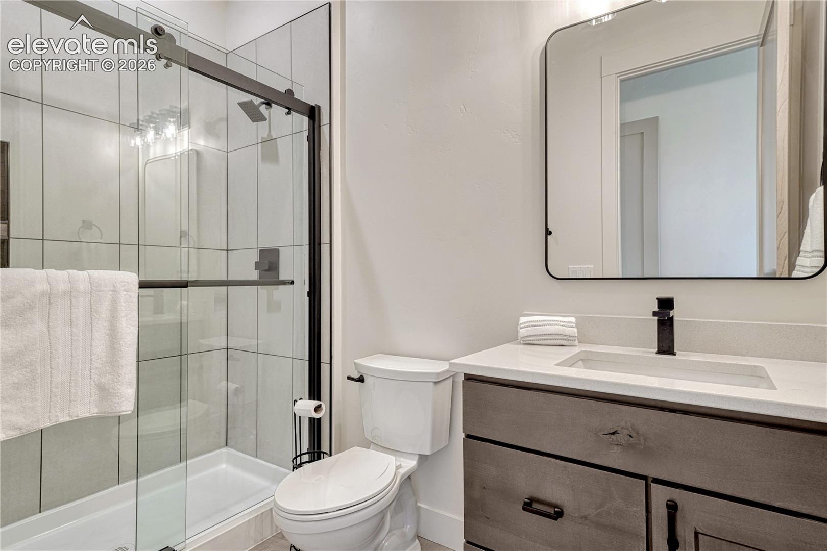 ...also has an adjoining 3/4 bath. 