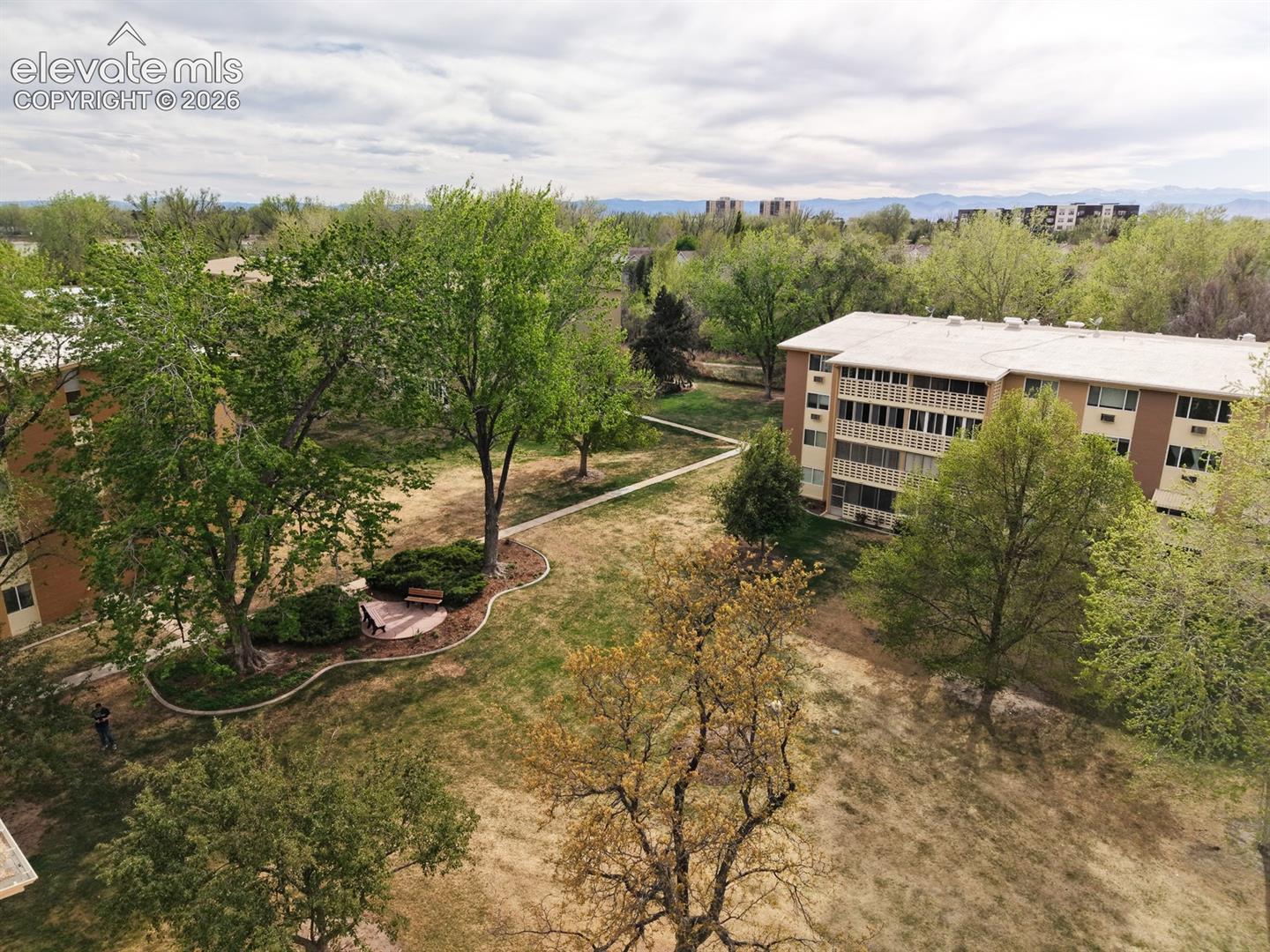 The courtyard on the back of the home faces West and is great for relaxing, reading, or crossing through to the community garden.