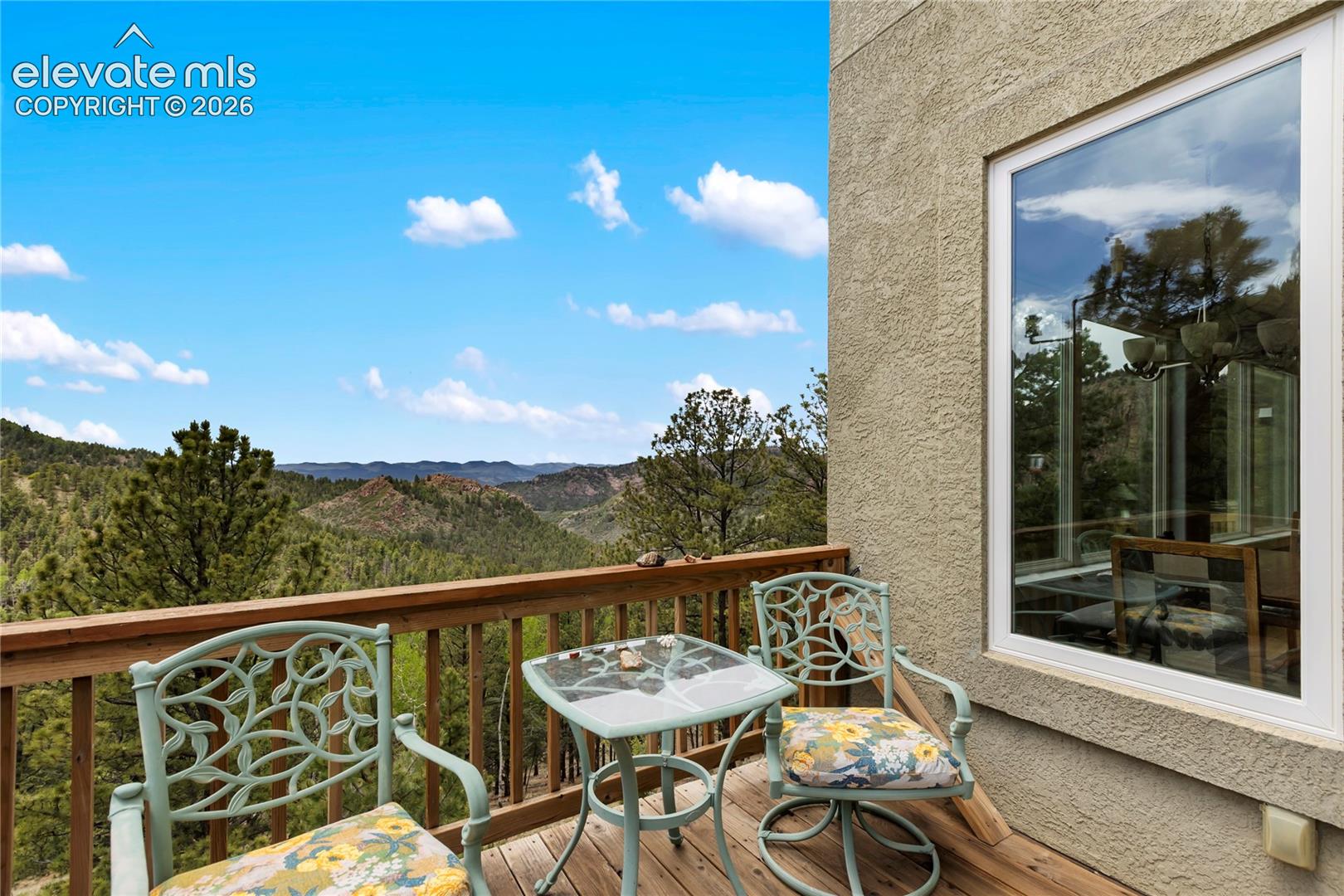 Oh the views from the deck!