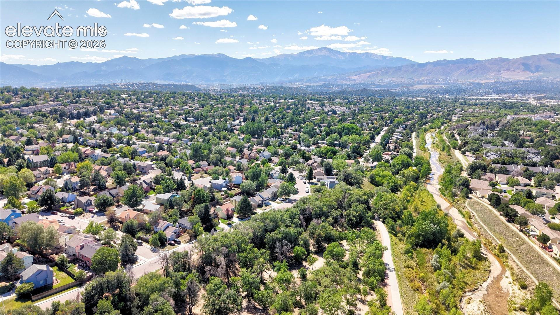 Aerial View of Neighborhood and surrounding area