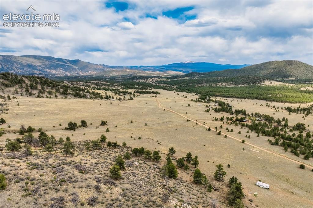 Aerial overview looking to the East