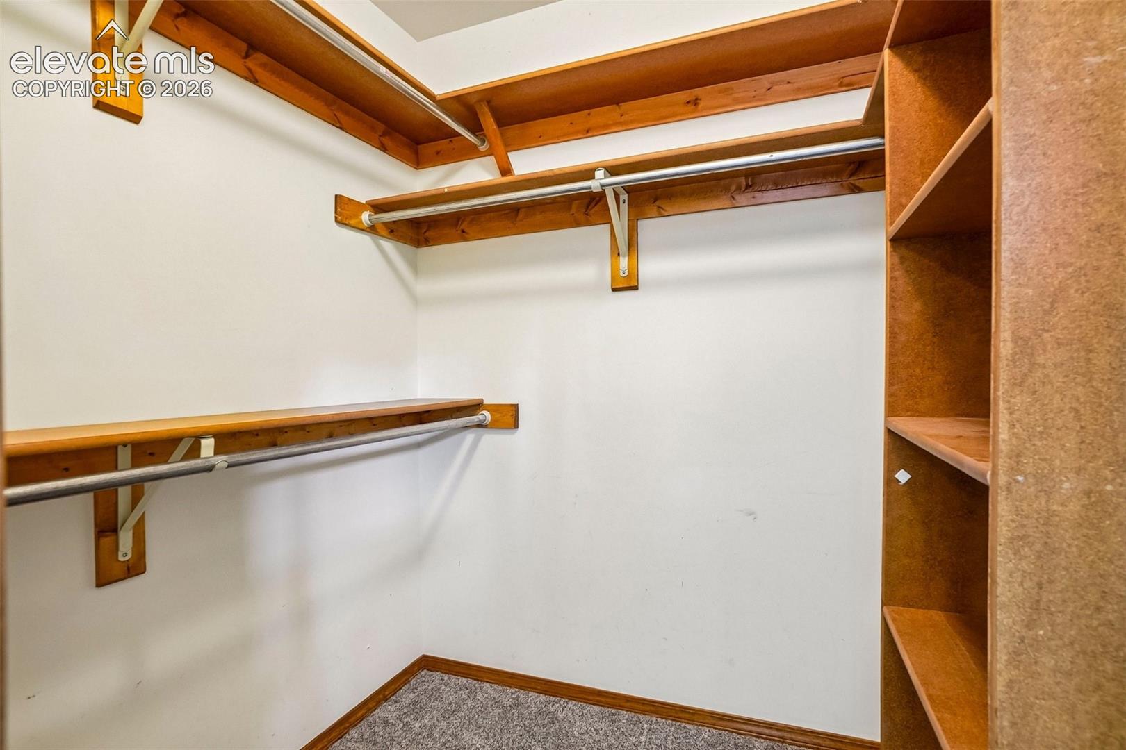 Primary closet.