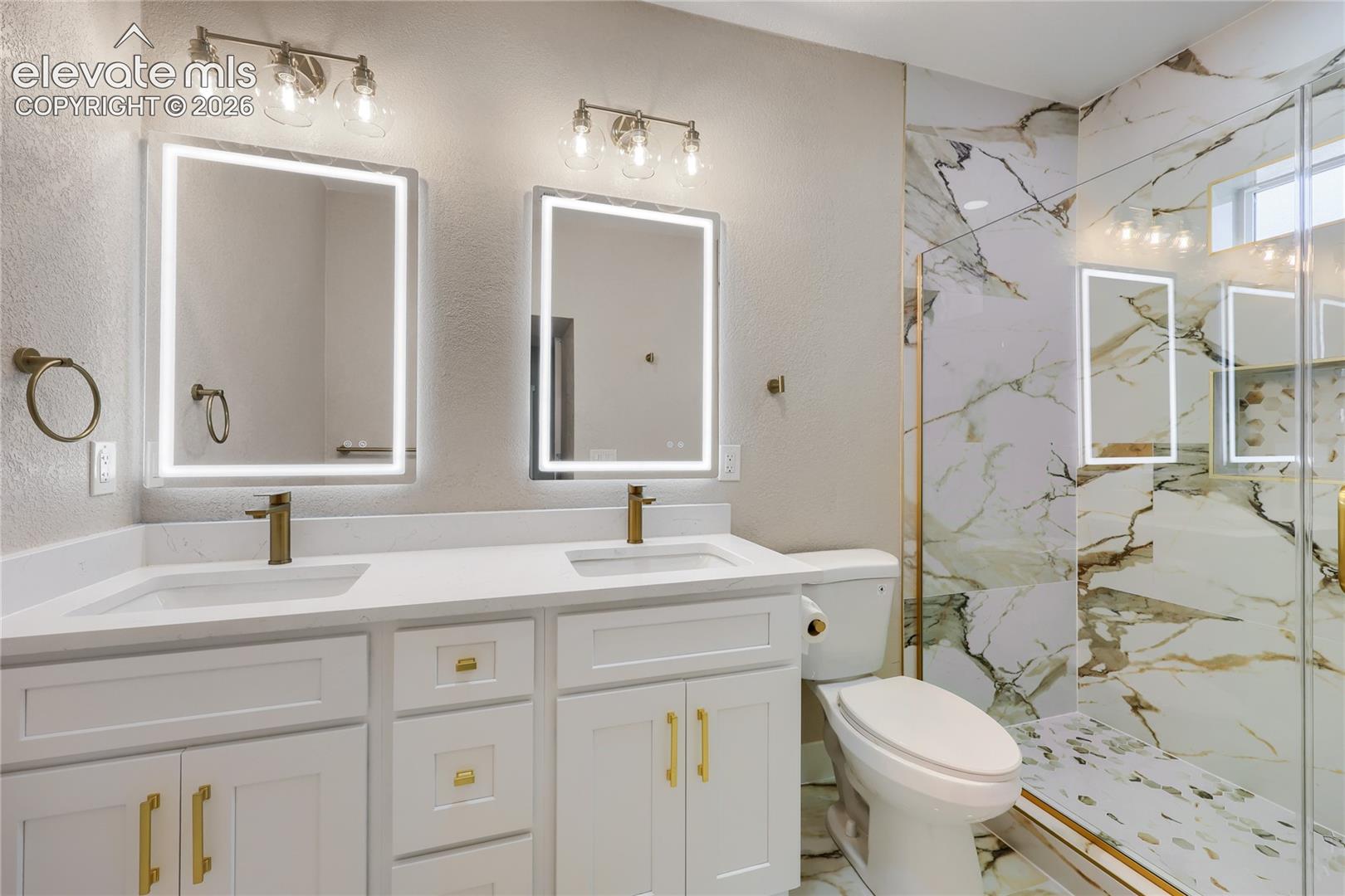 Another view of this beautiful primary ensuite bathroom.