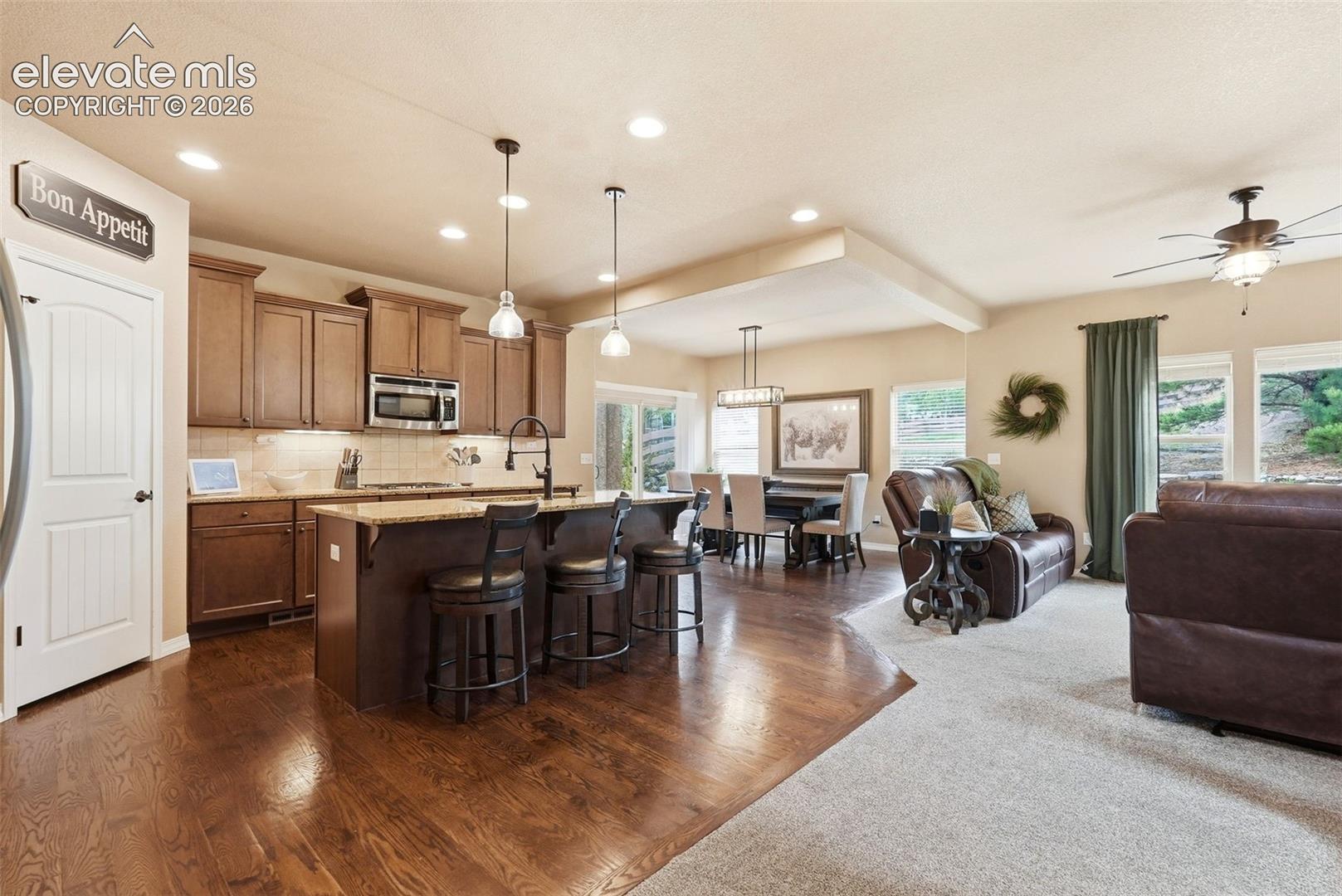 Open floor plan perfect for entertaining