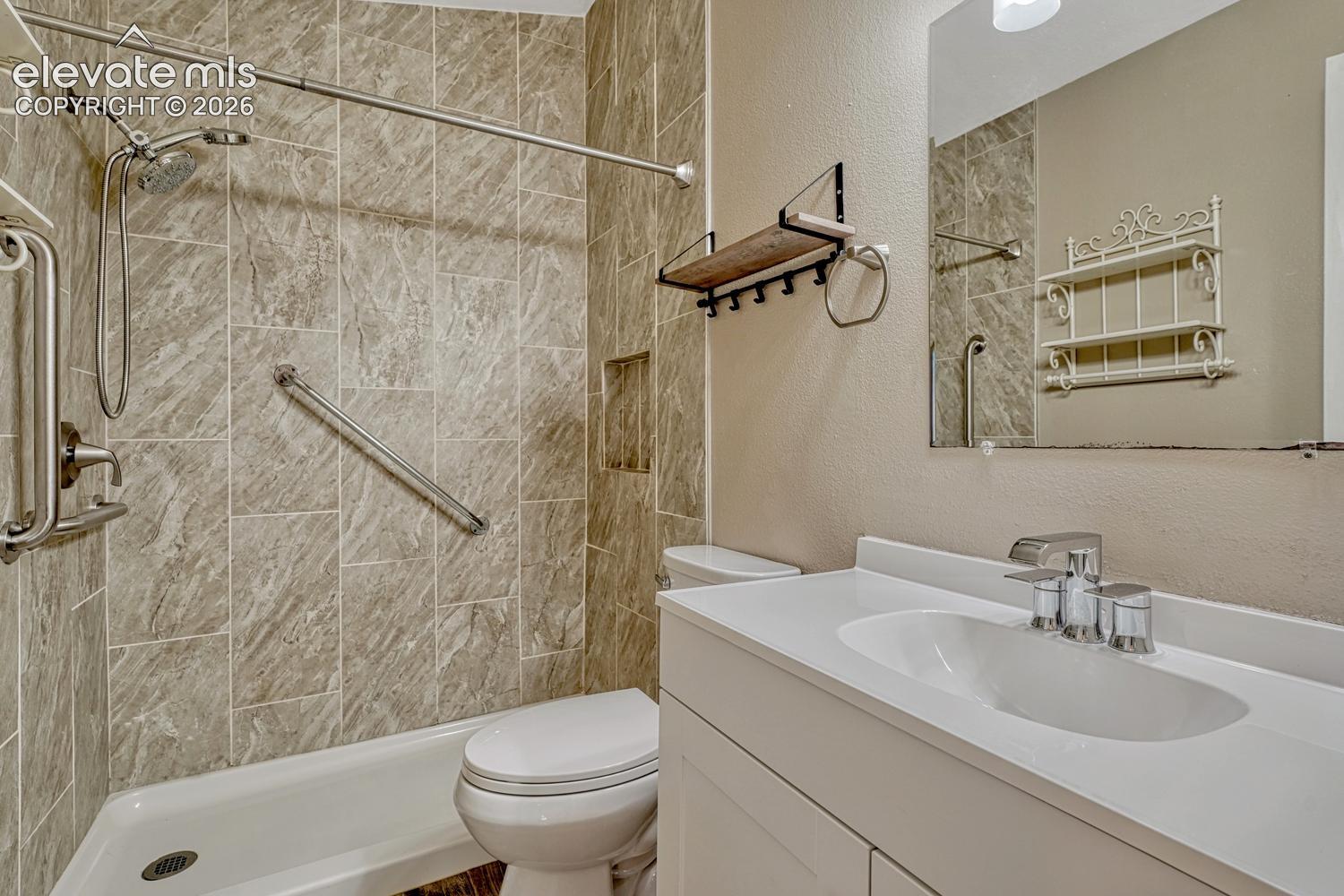 Upgraded bathroom