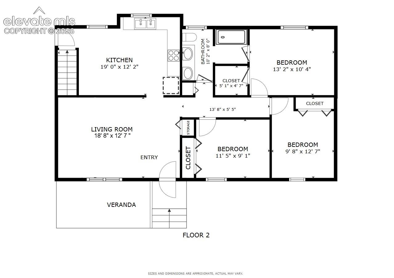 Floor plan - main level