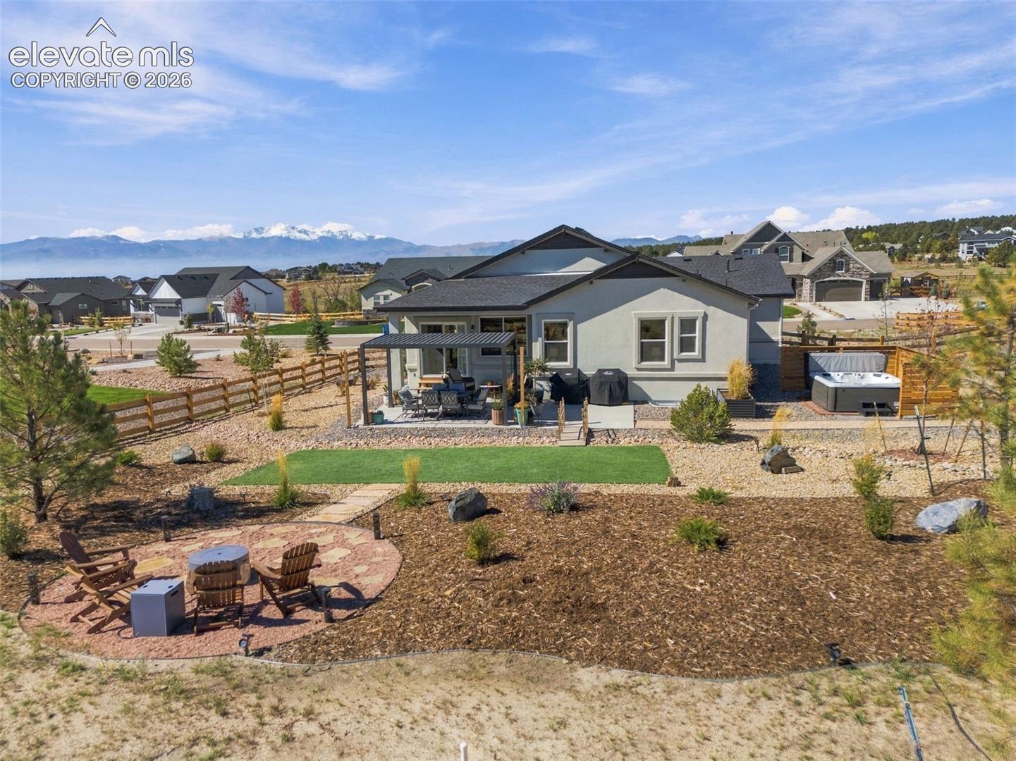 The kind of backyard that makes you suddenly very interested in outdoor living.