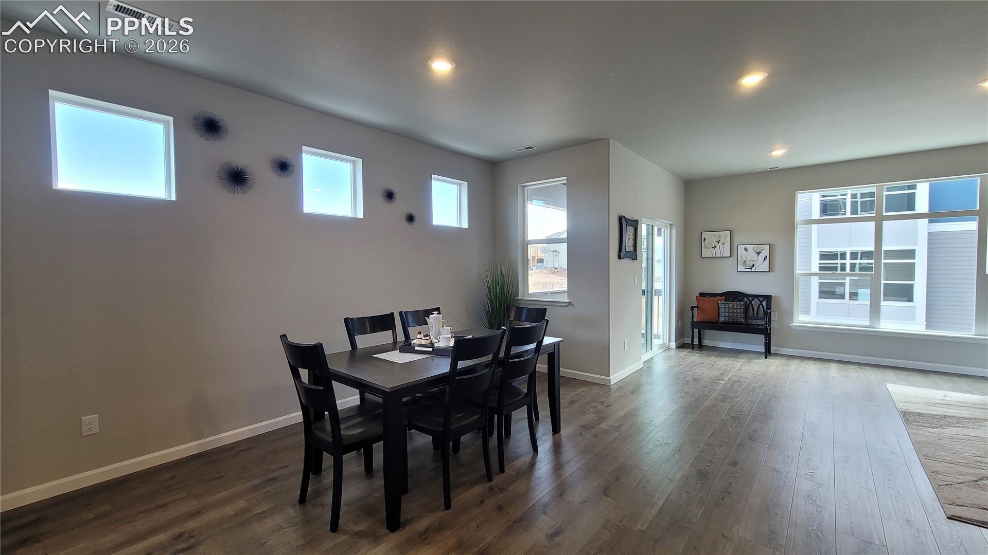 Dining Area with LVP Flooring! 
