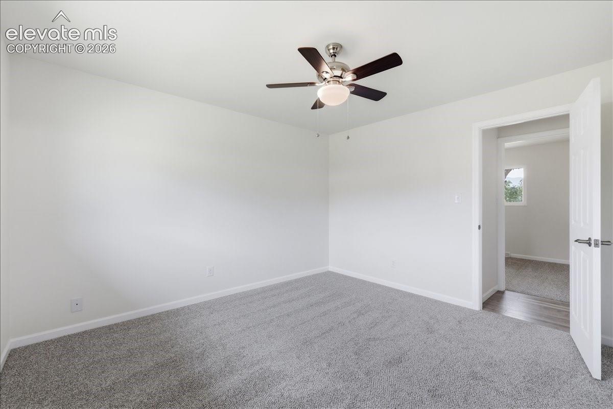 Main level primary bedroom.