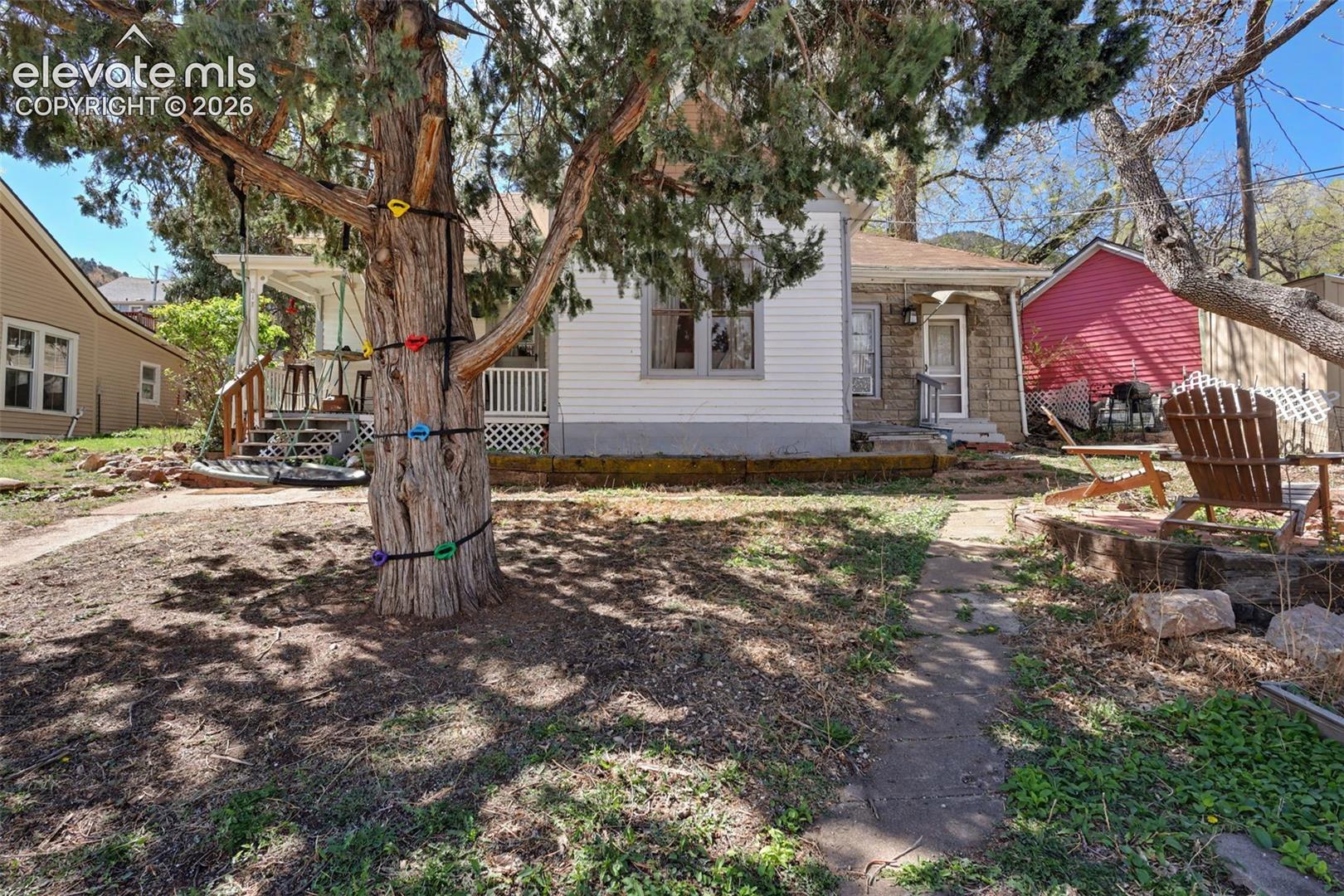 Front of cottage