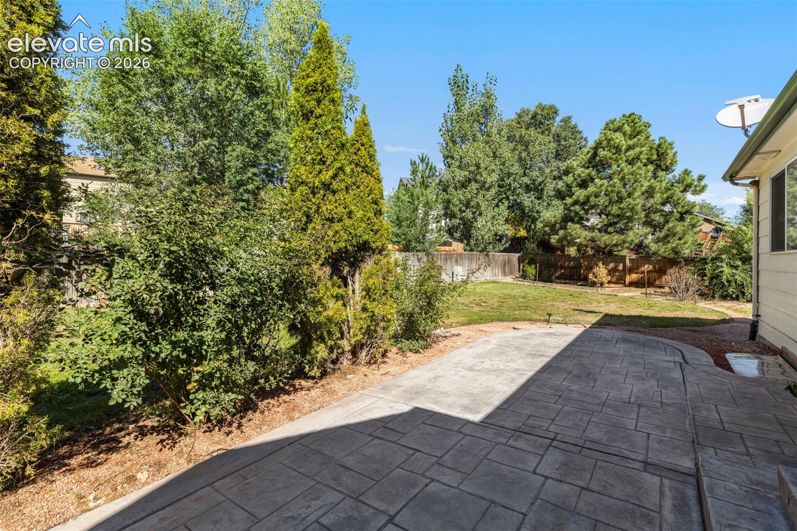 Custom stamped concrete 29'x12' patio