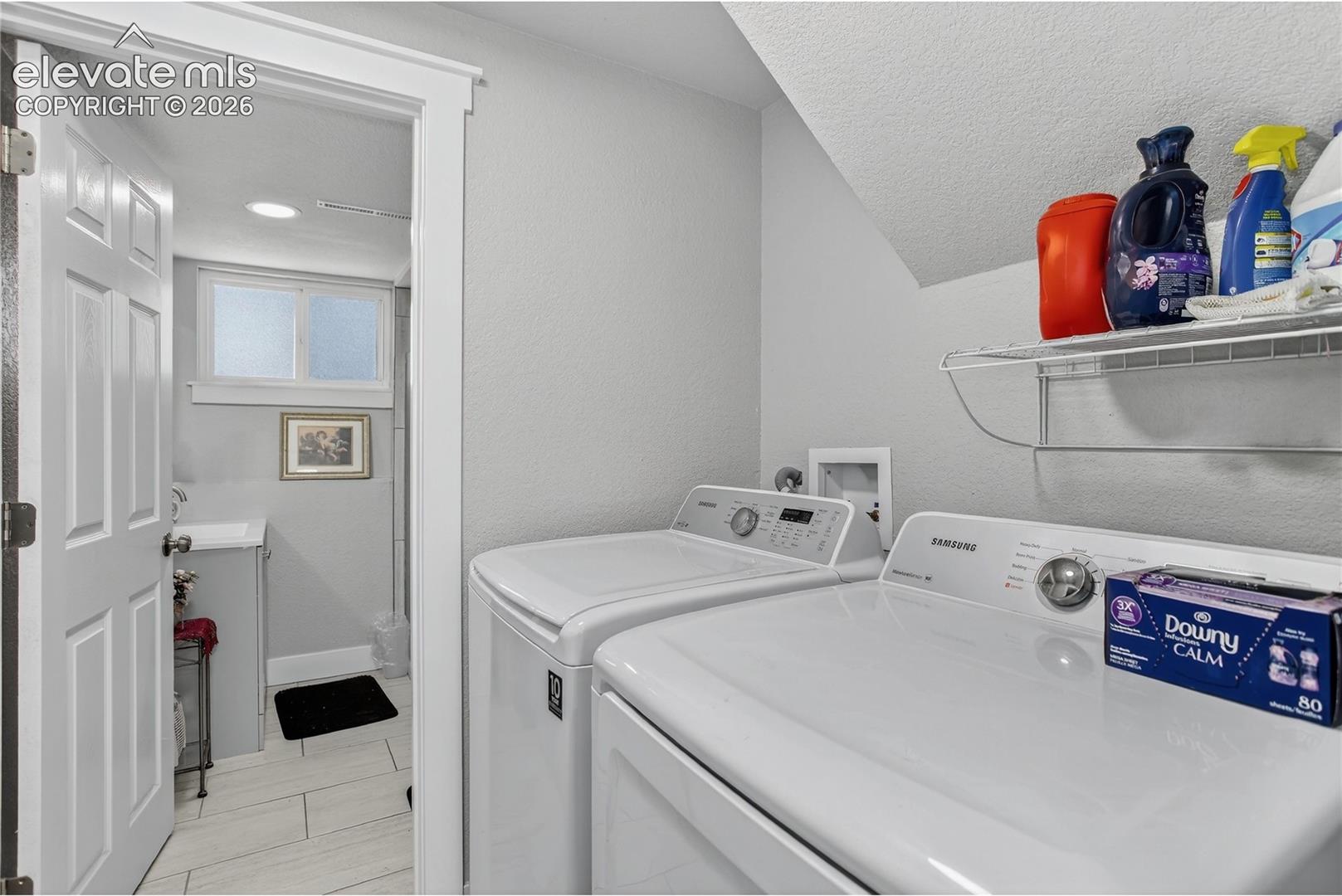 Laundry area