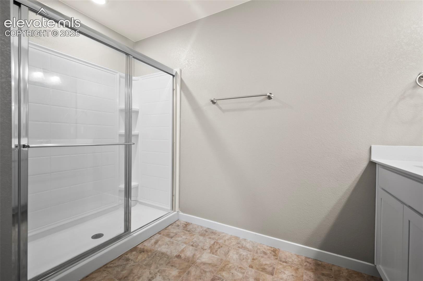 Primary Bath with spacious Standing shower