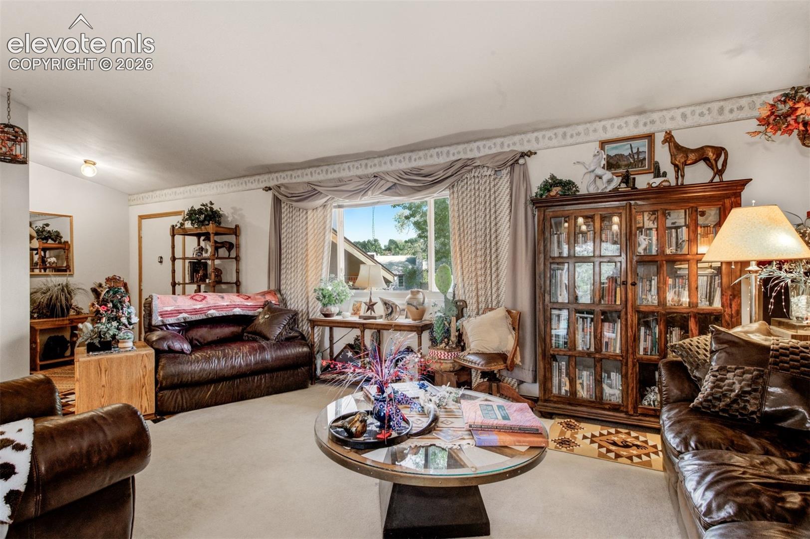 View of Living room from Dining area