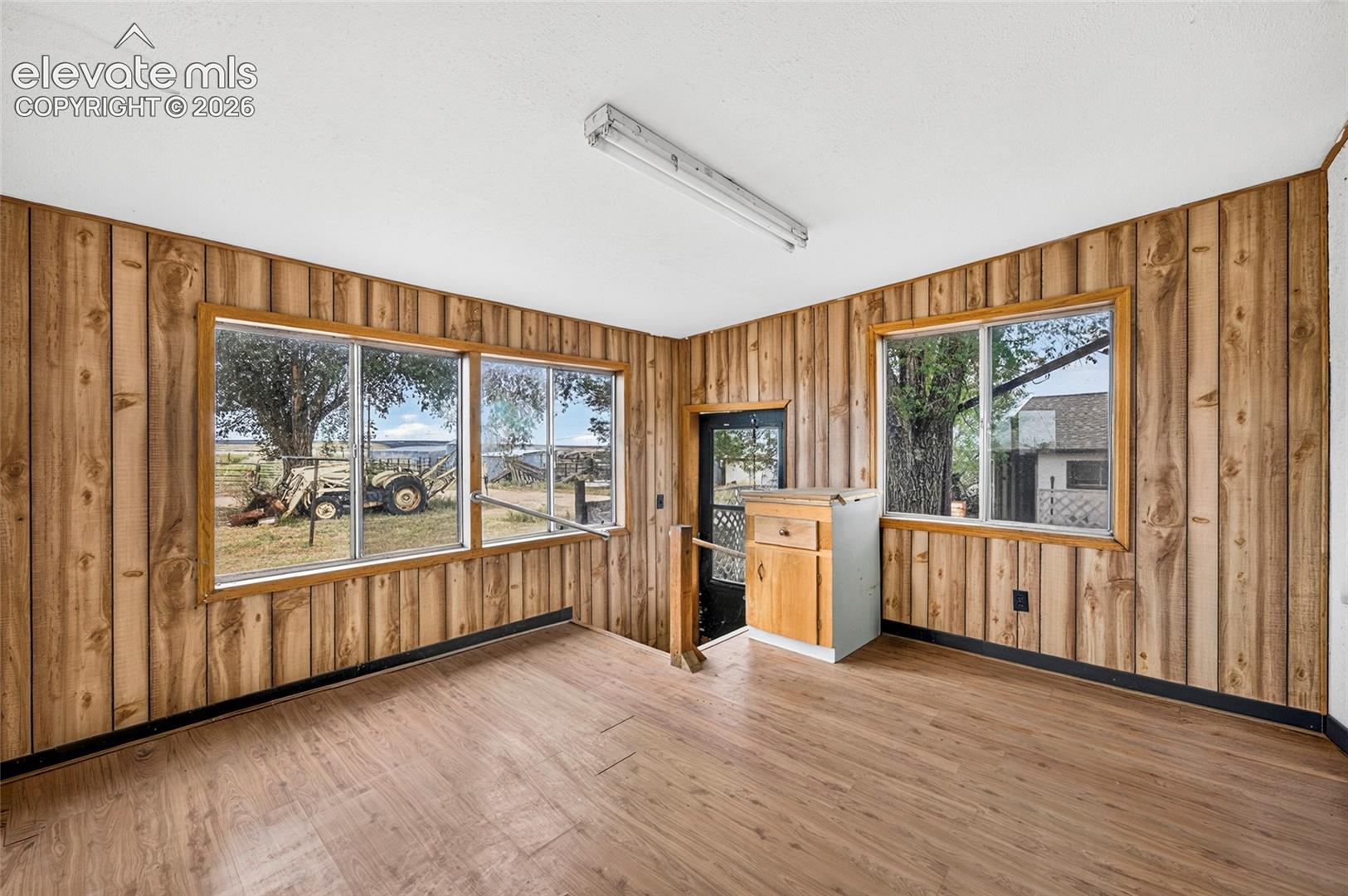 Enclosed back porch