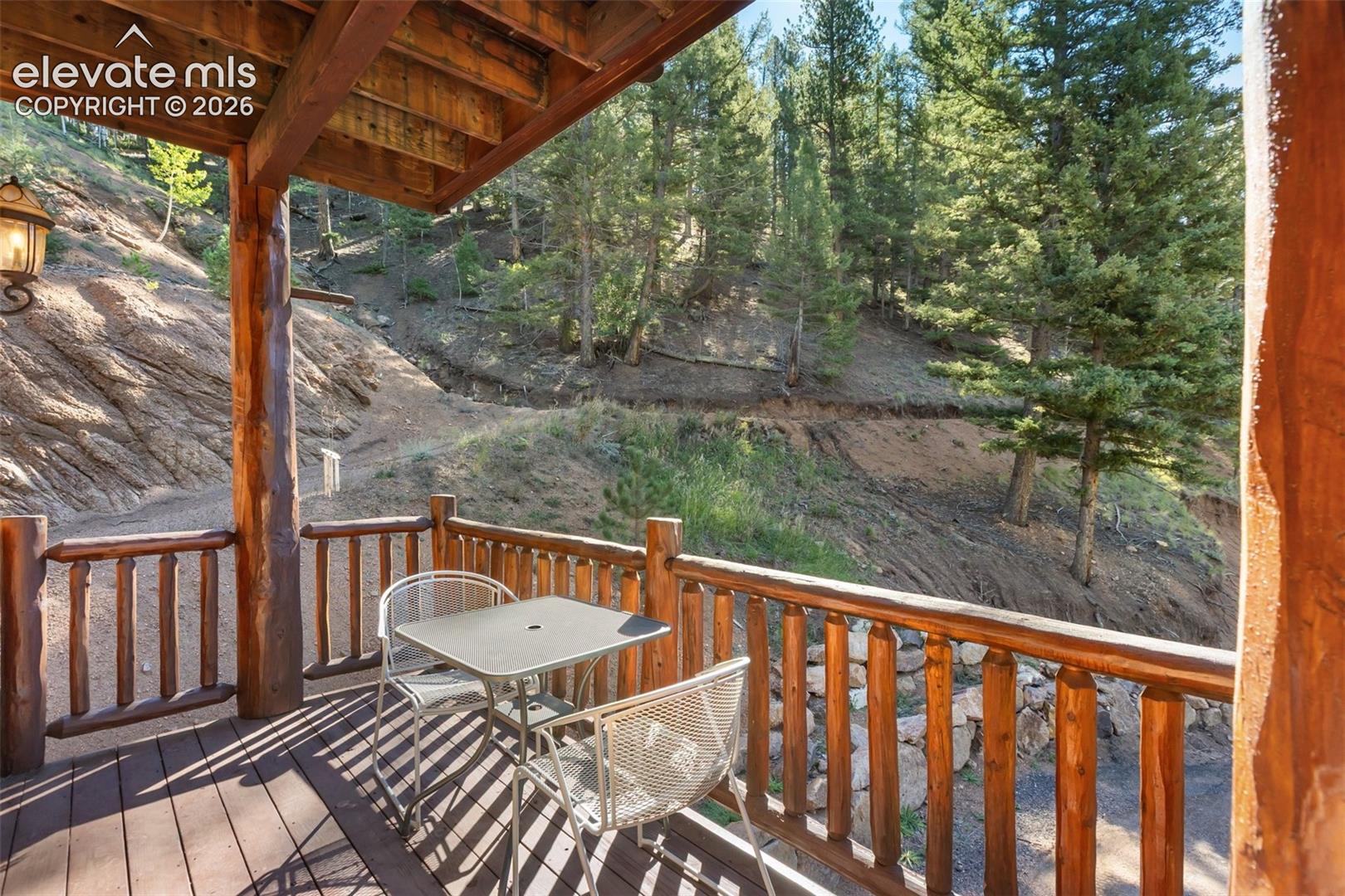 Private deck off main level bedroom