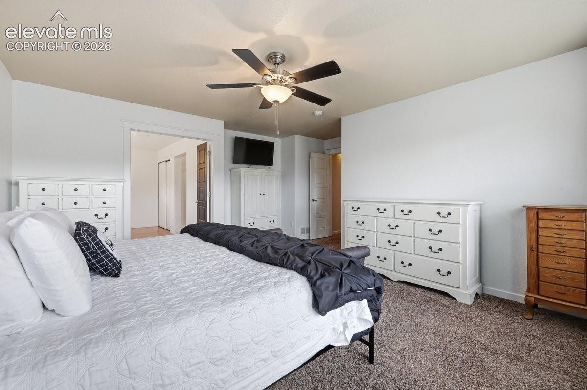 French doors leading into the bedroom