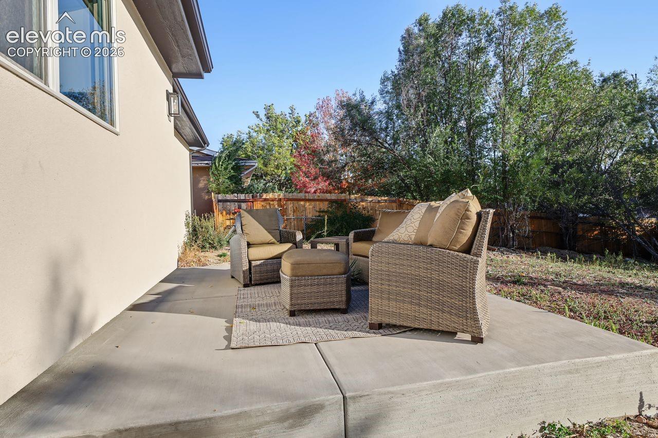 Concrete patio slab to enjoy the great outdoors.