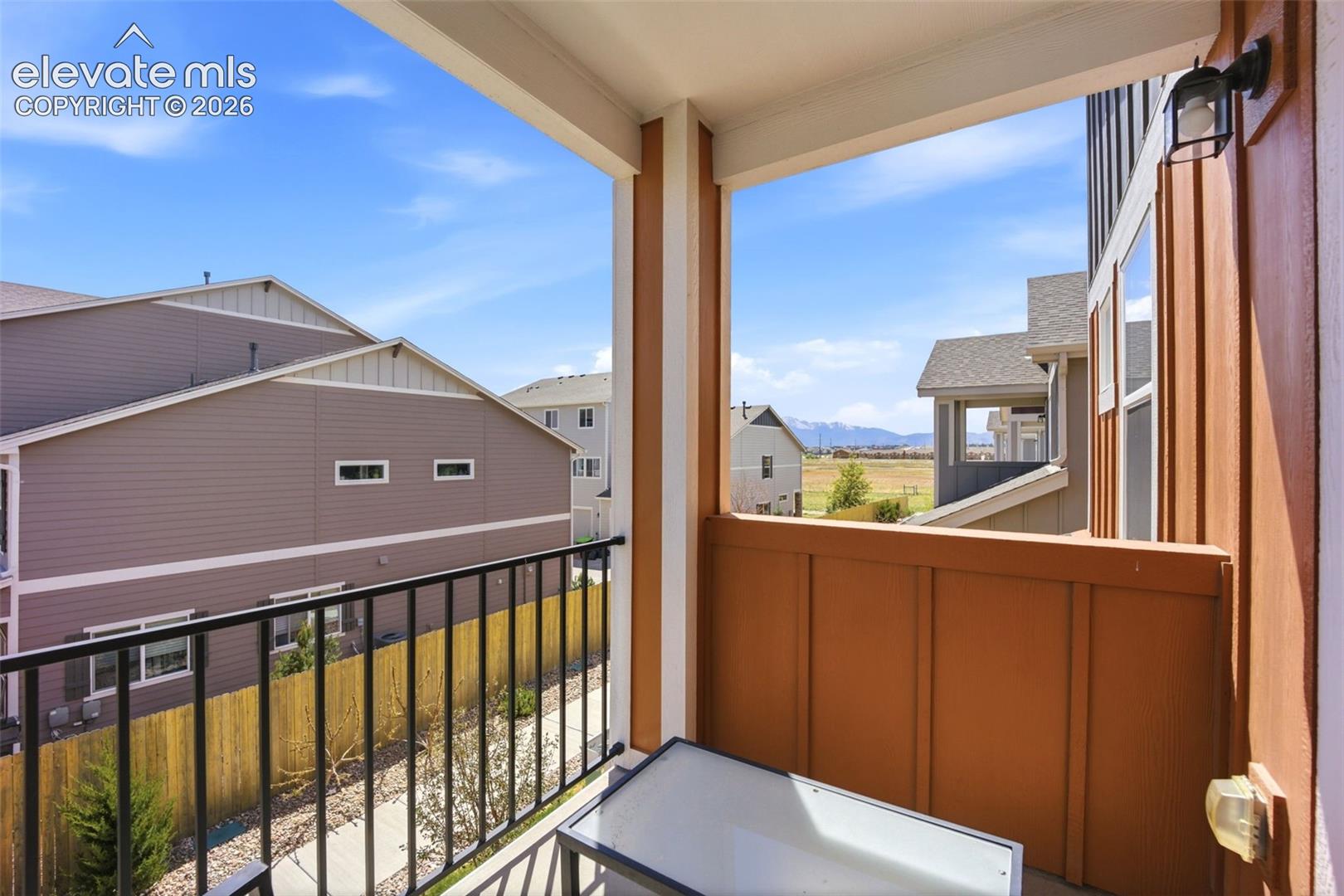 Balcony off Master Bedroom