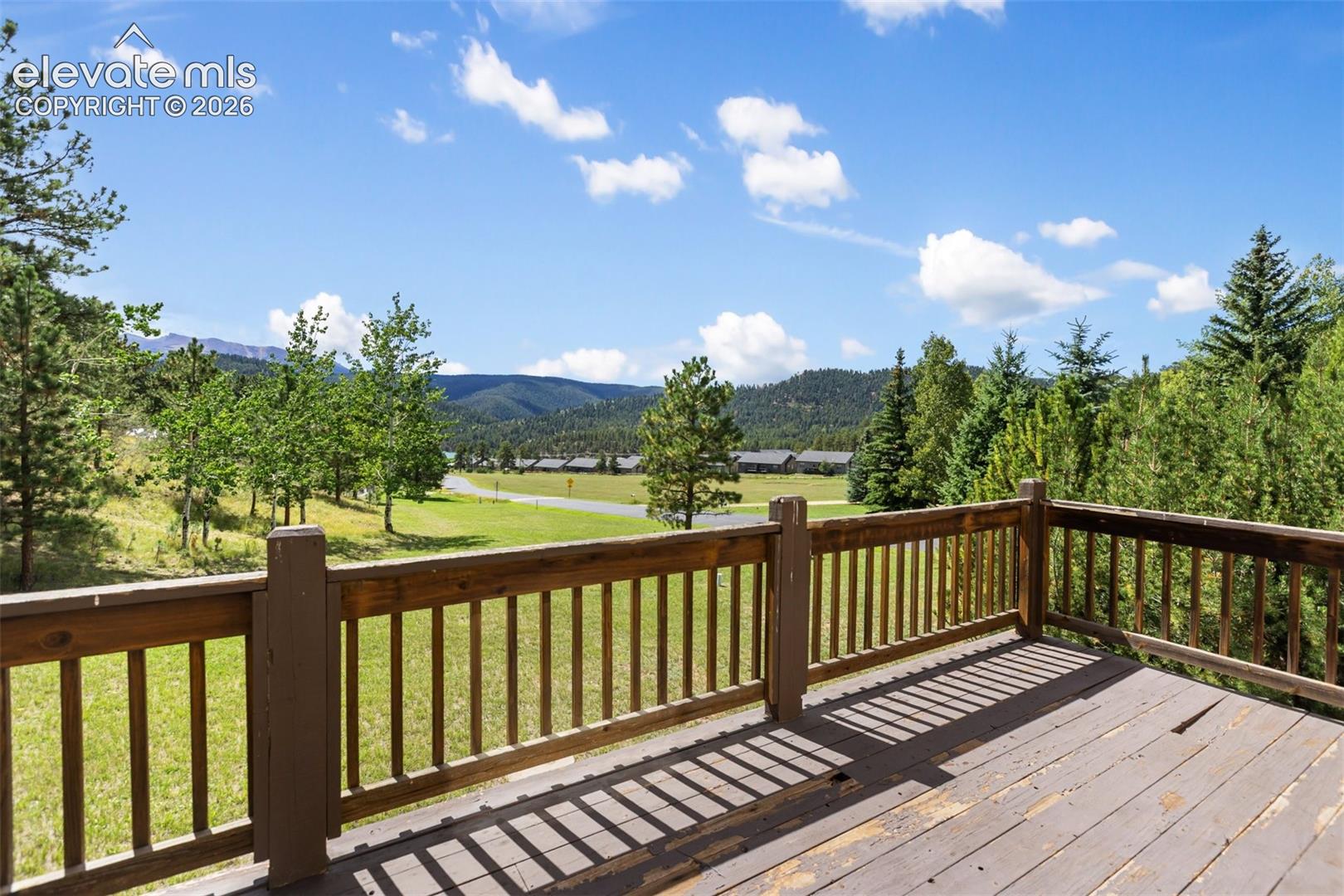 View from Front Deck - Pikes Peak 
