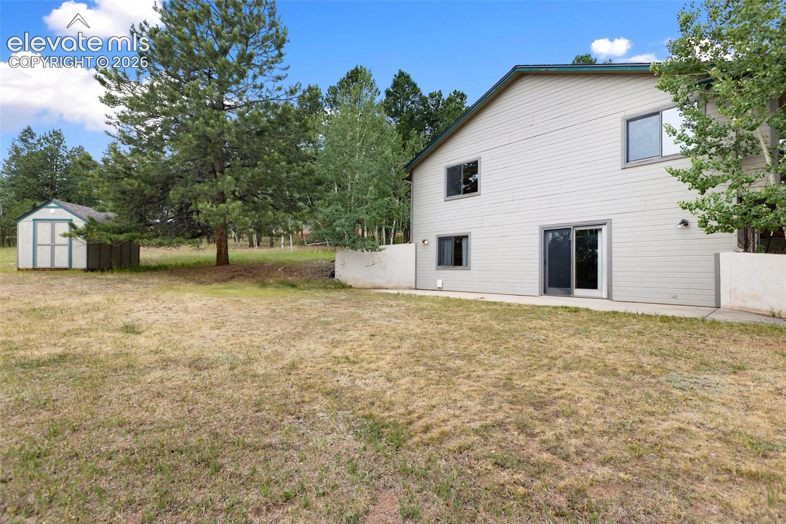 Side of Property with walk out