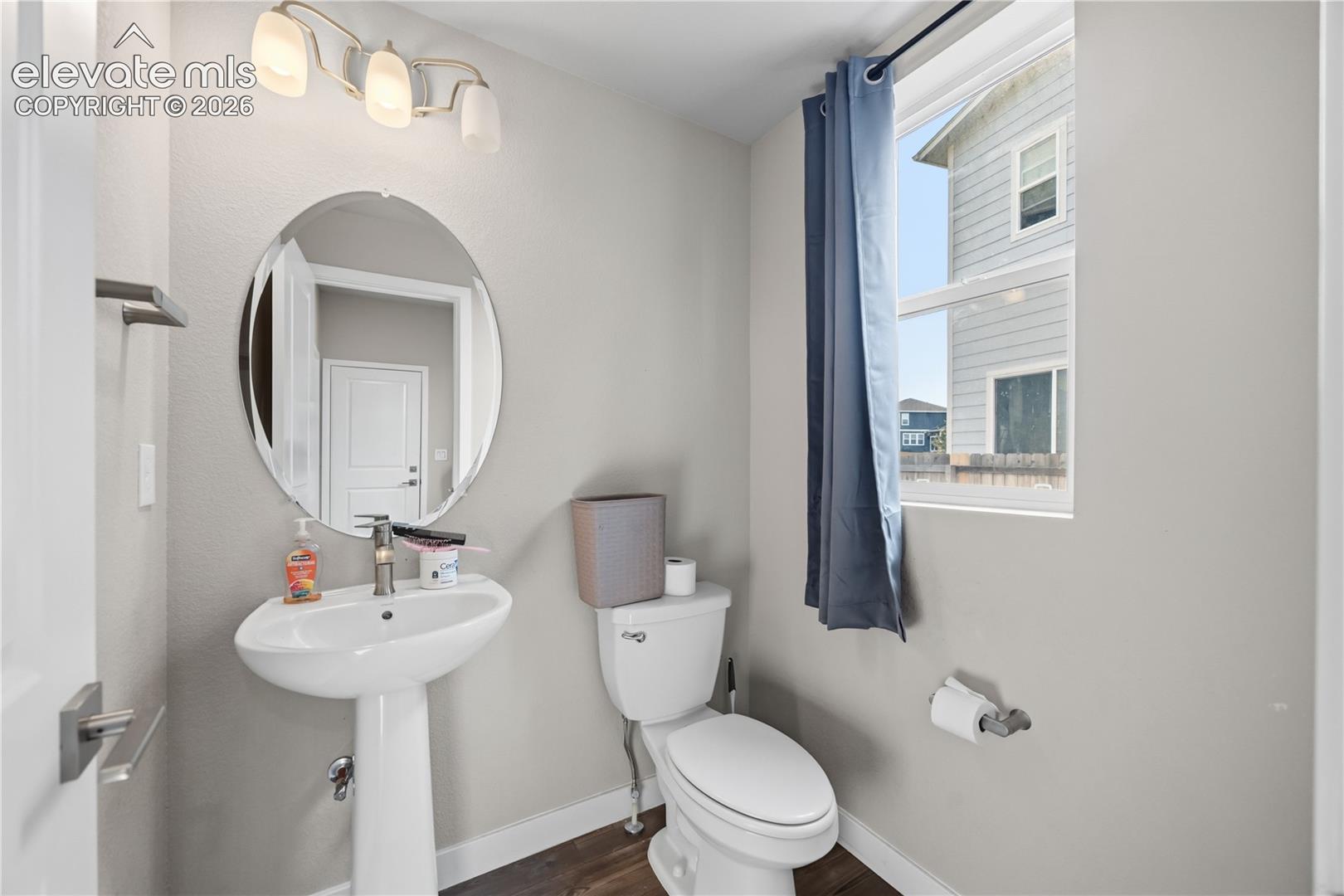 Convenient main level Powder Bathroom.