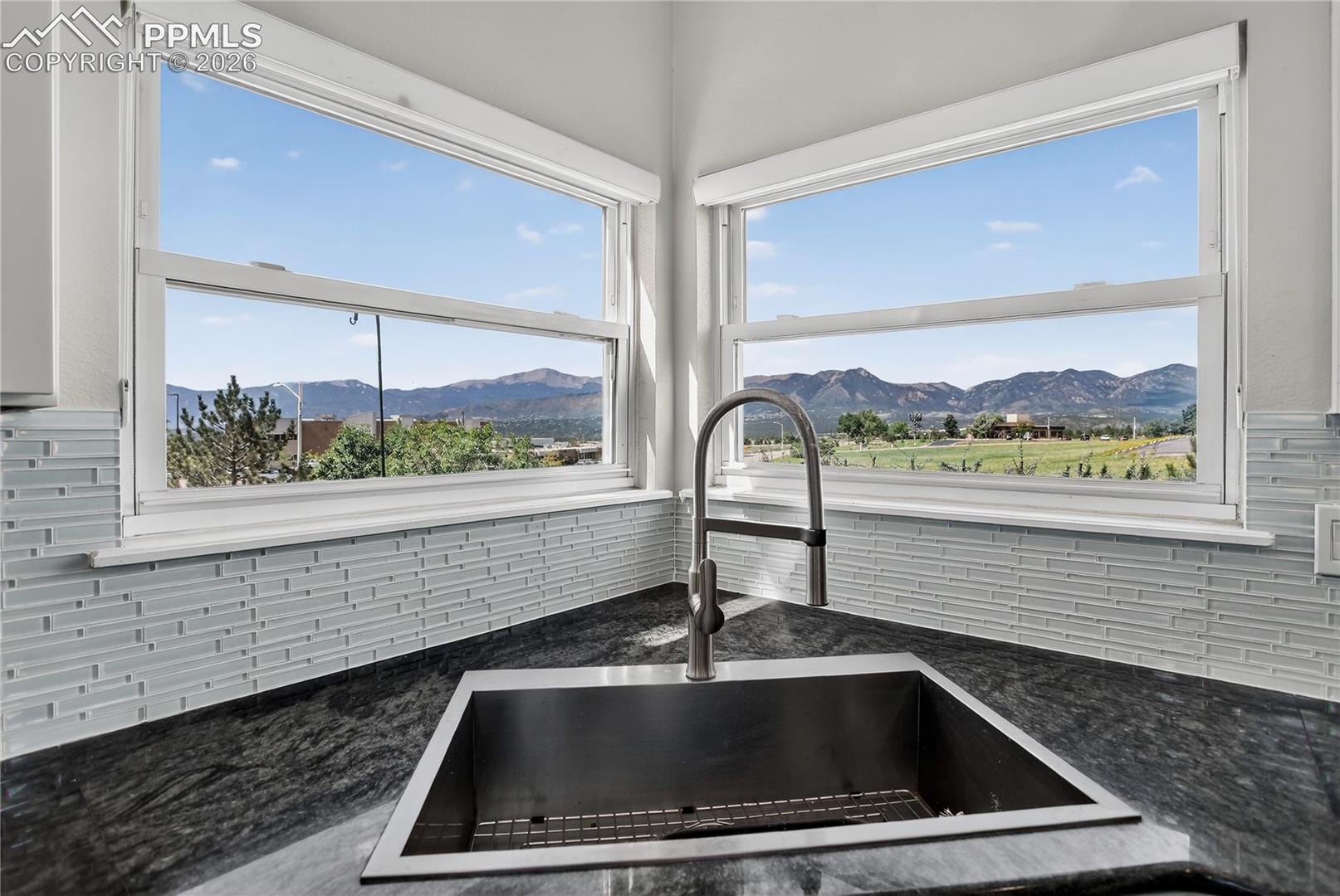Unobstructed mountain views