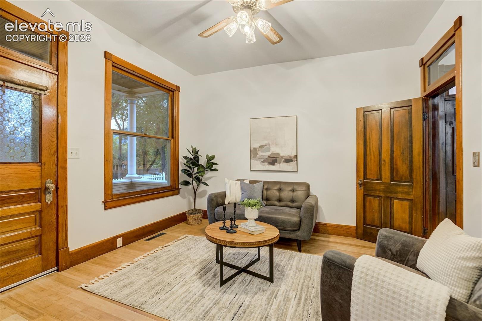 Lots of warmth and charm in this living room space