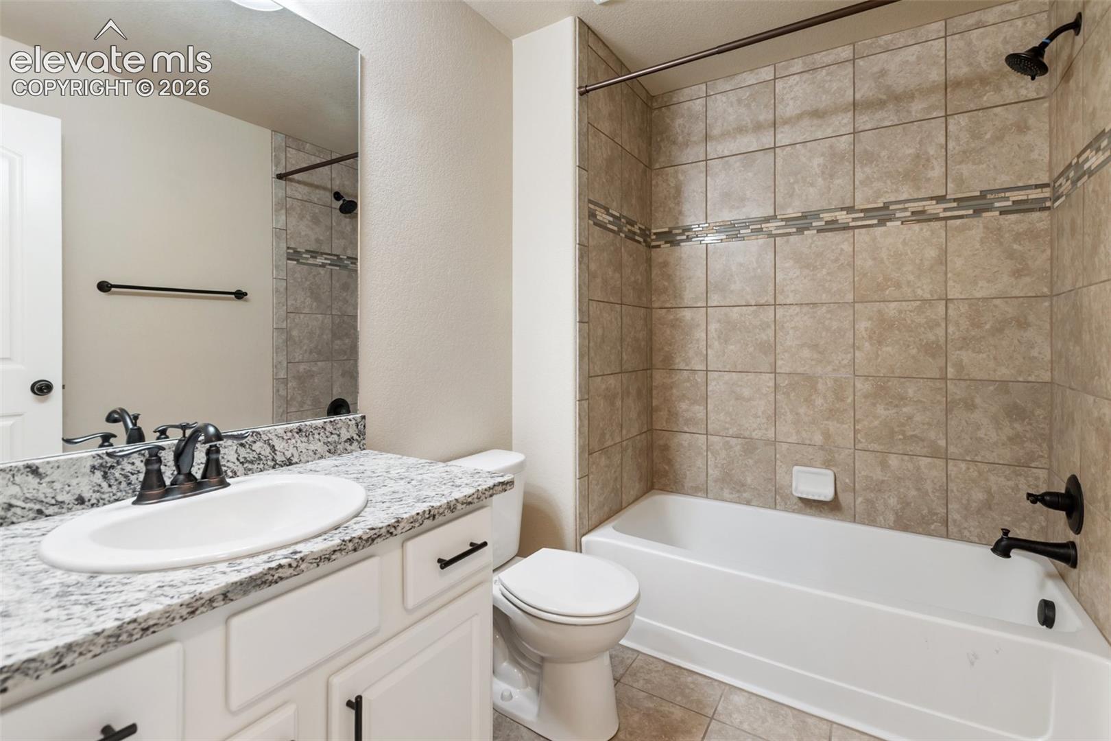 Full bathroom in the basement