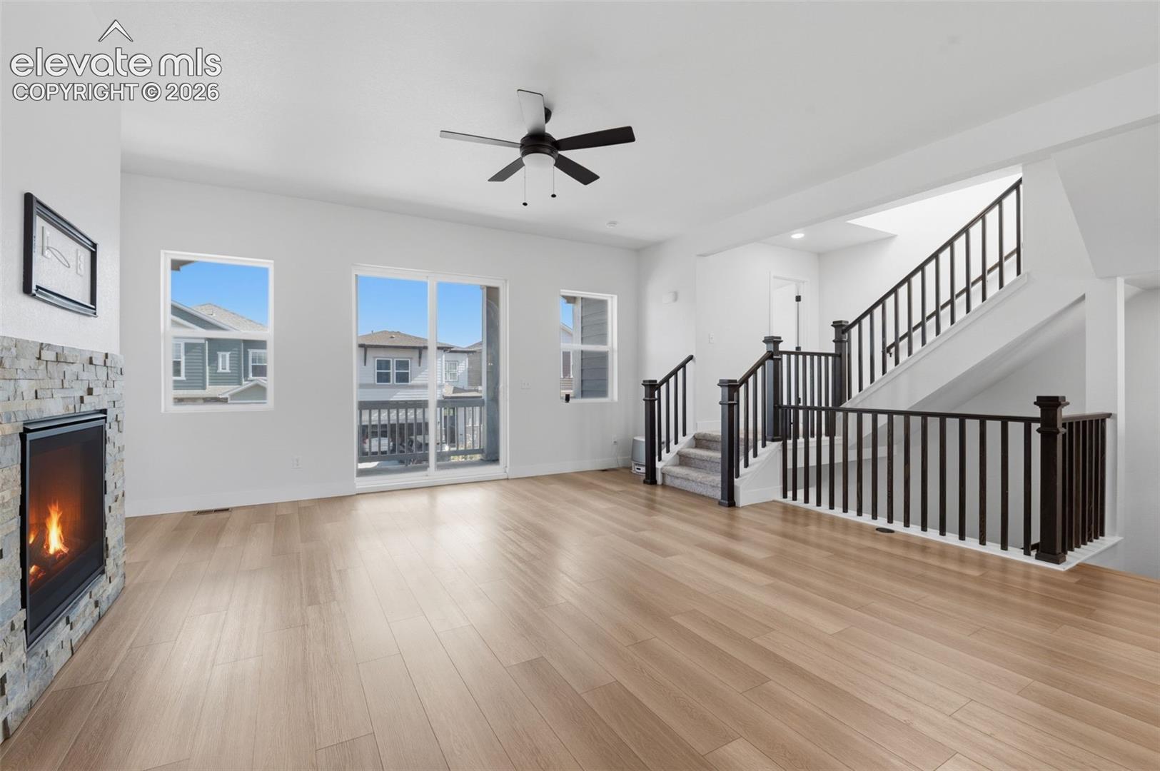 Living Space and Balcony 