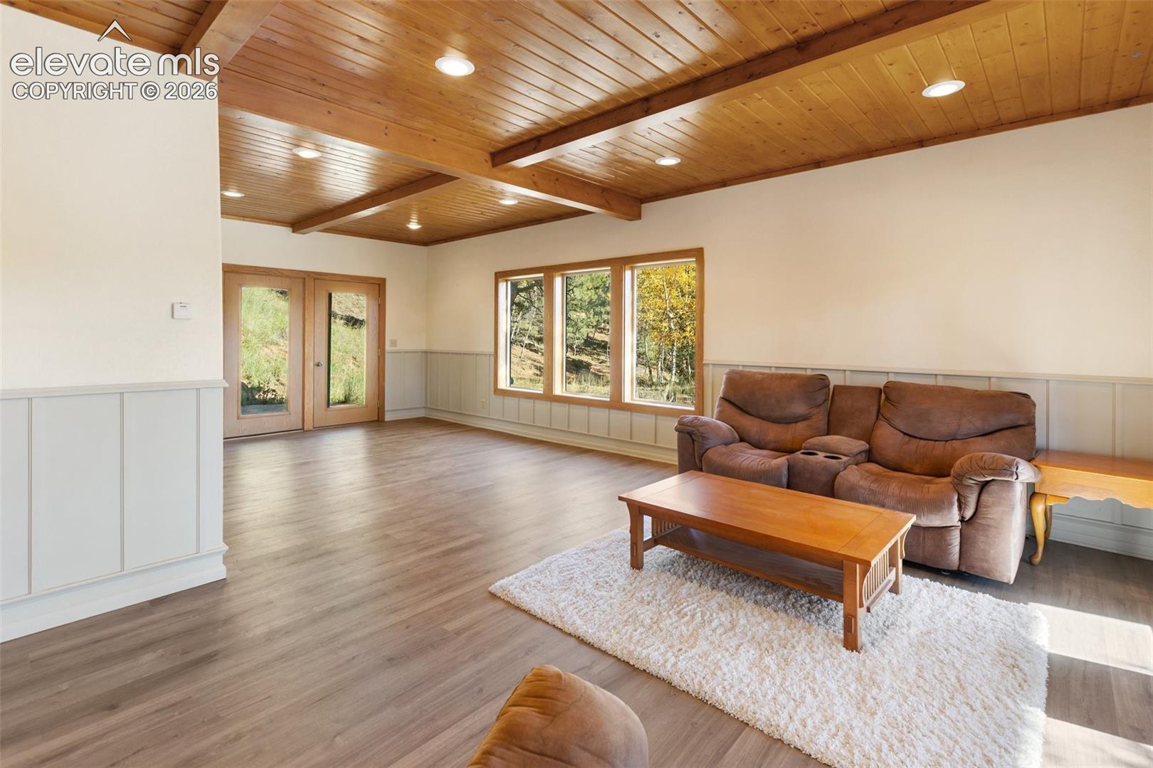 Family room walk out basement