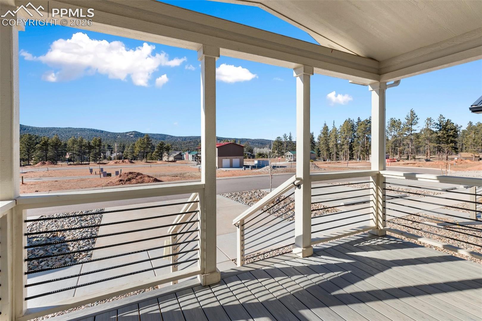 Deck and view! 