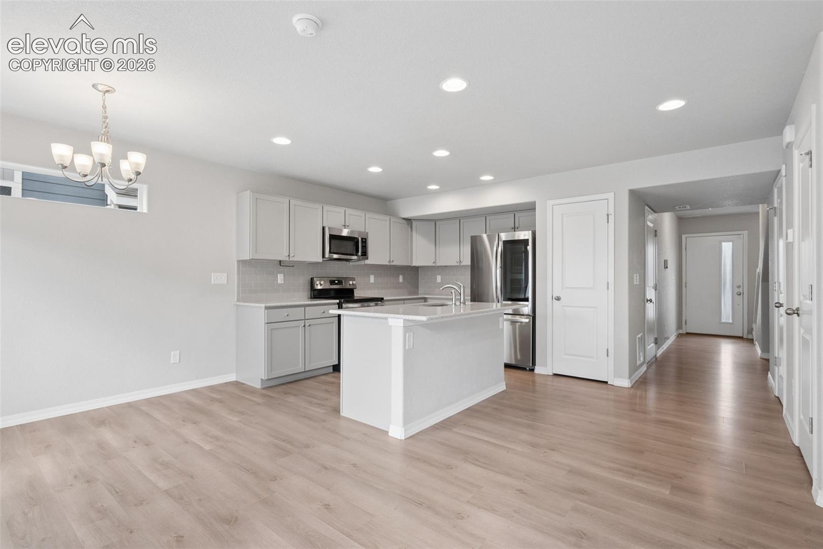 The home beautifully presents with an open layout!