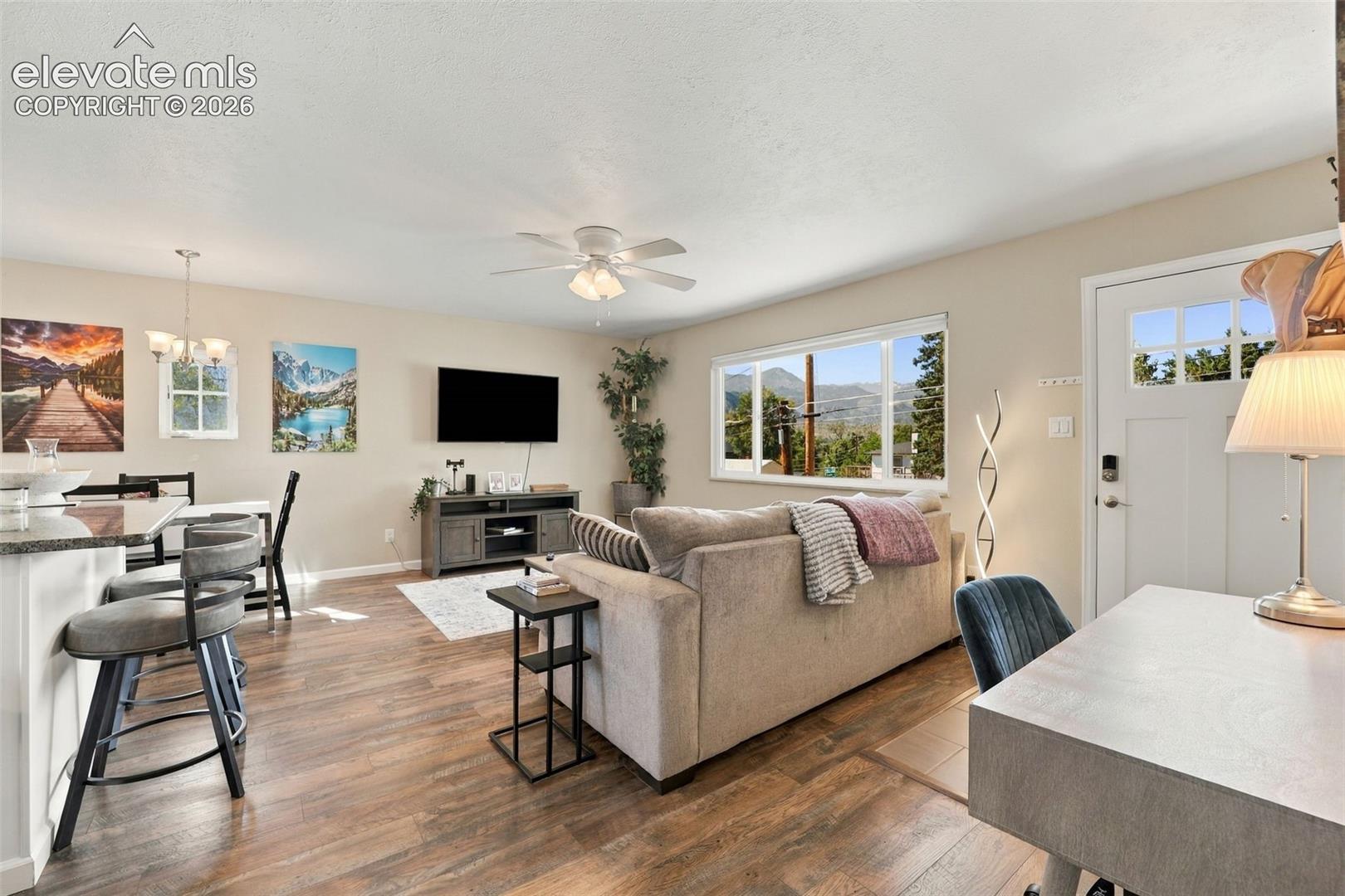 Enjoy the great room feel with updated hardwood flooring!