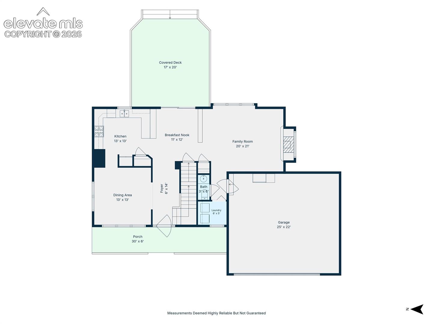 Main Level Floor Plan