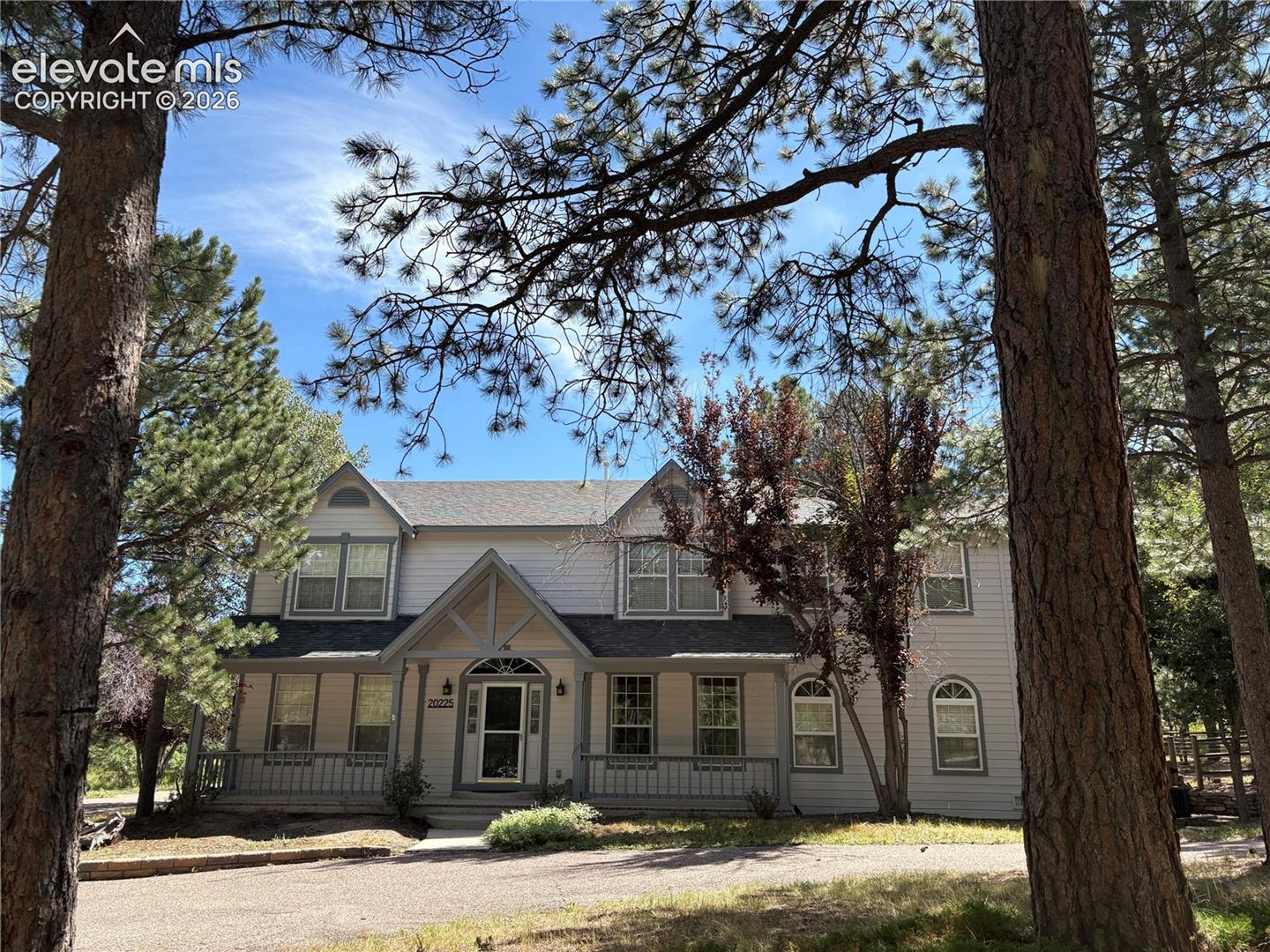 Private Colorado homestead tucked into the trees of Monument