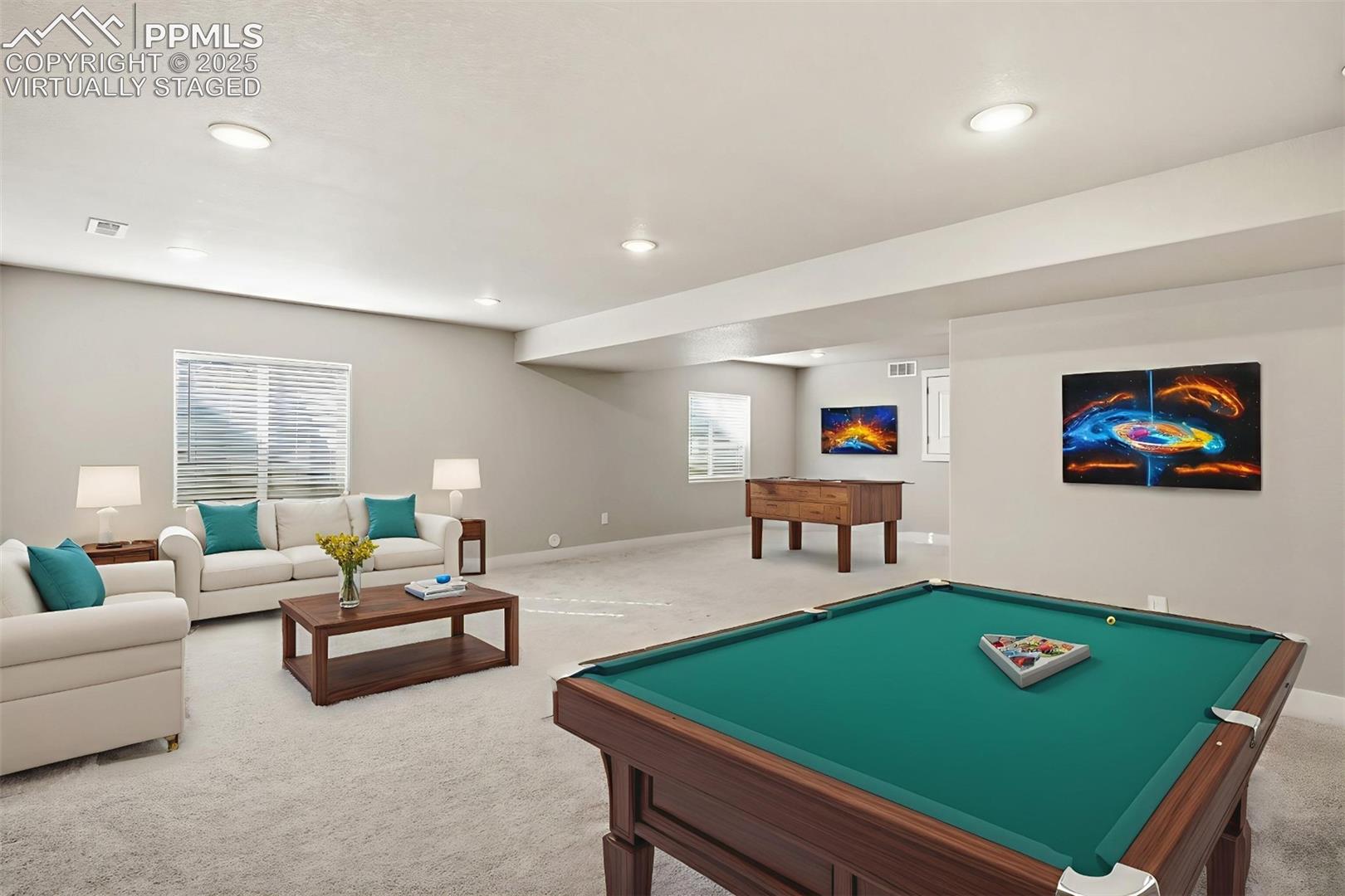 Virtually Staged
Family/Rec room.