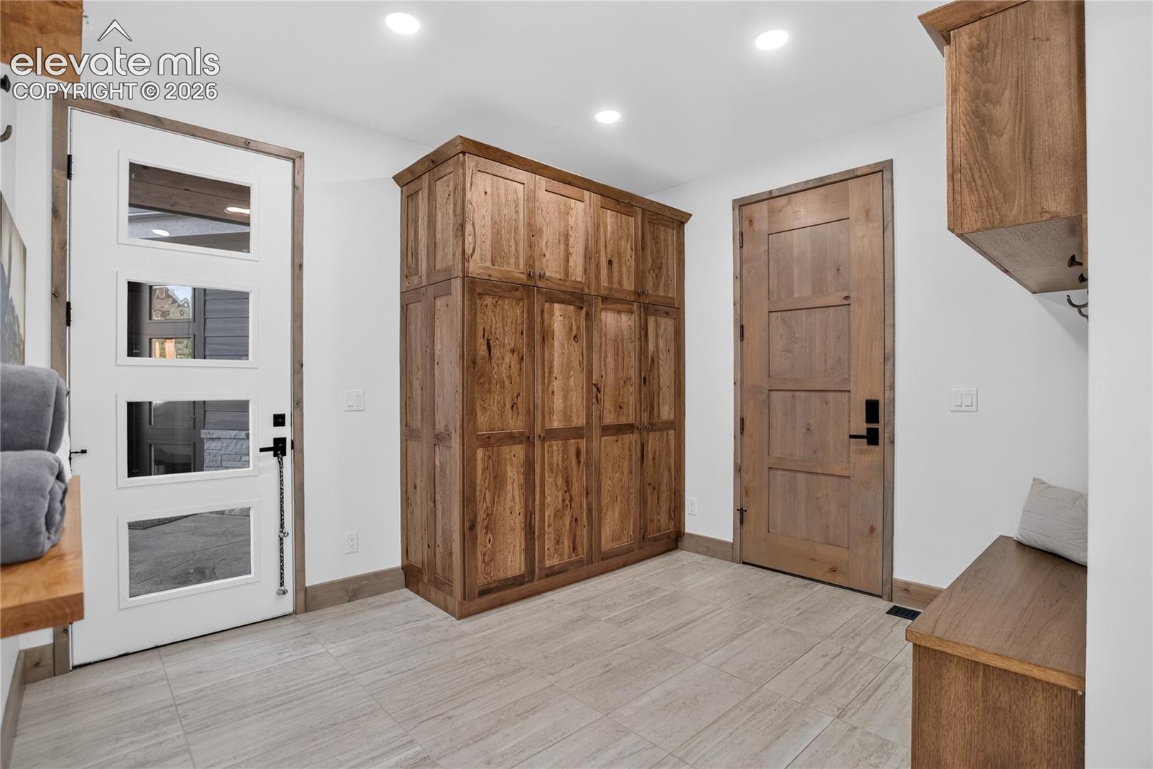 Mudroom w/ built-in storage