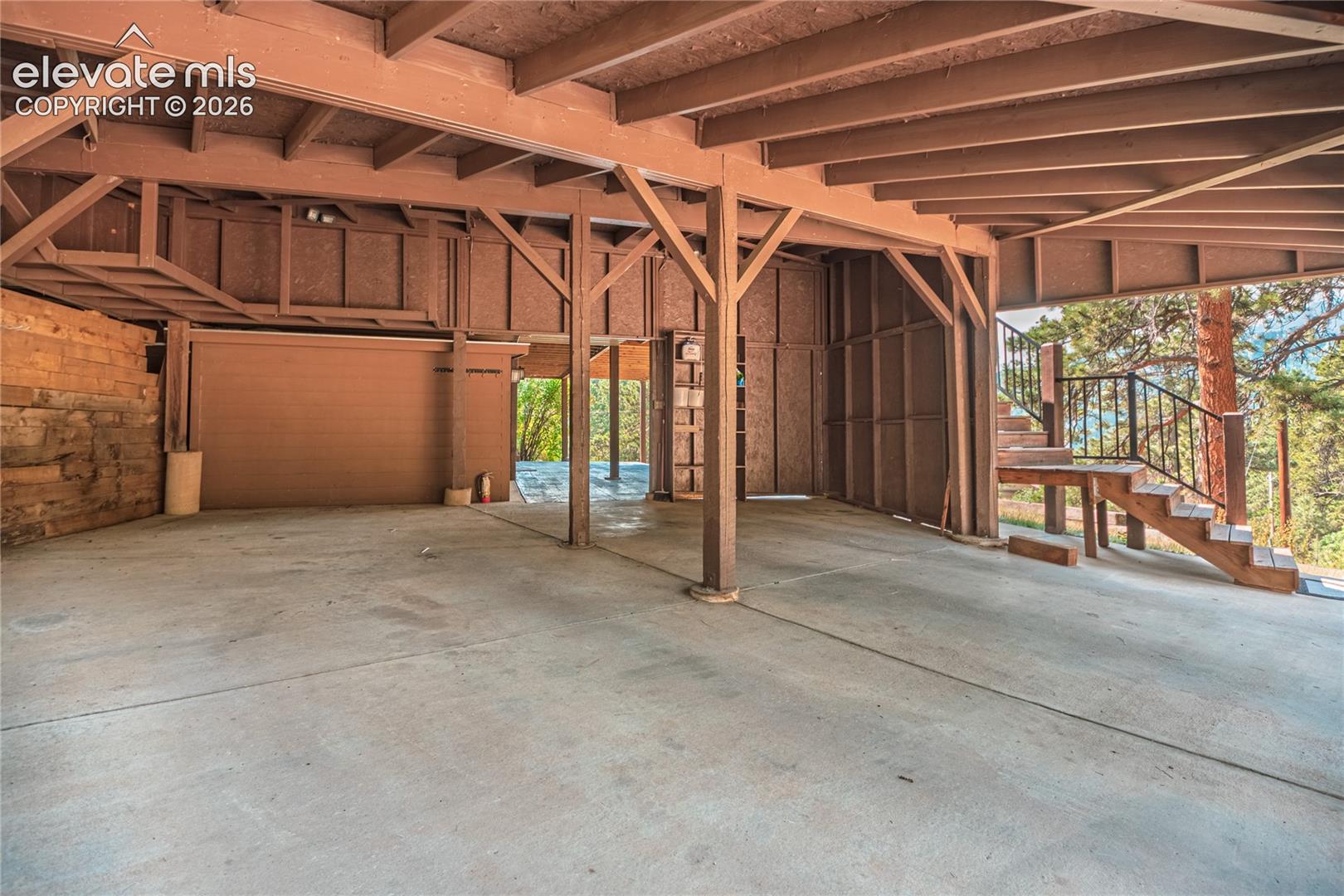 2 car attached oversized carport
