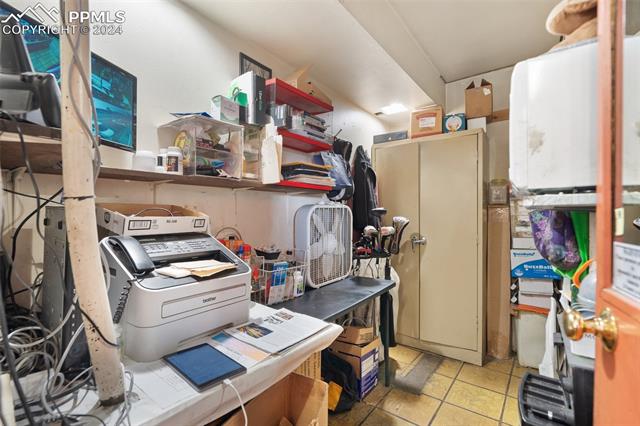 View of storage room