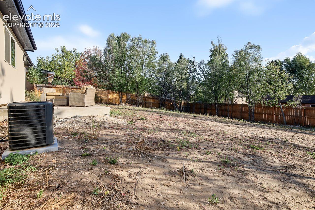 Large backyard that you can make your own.