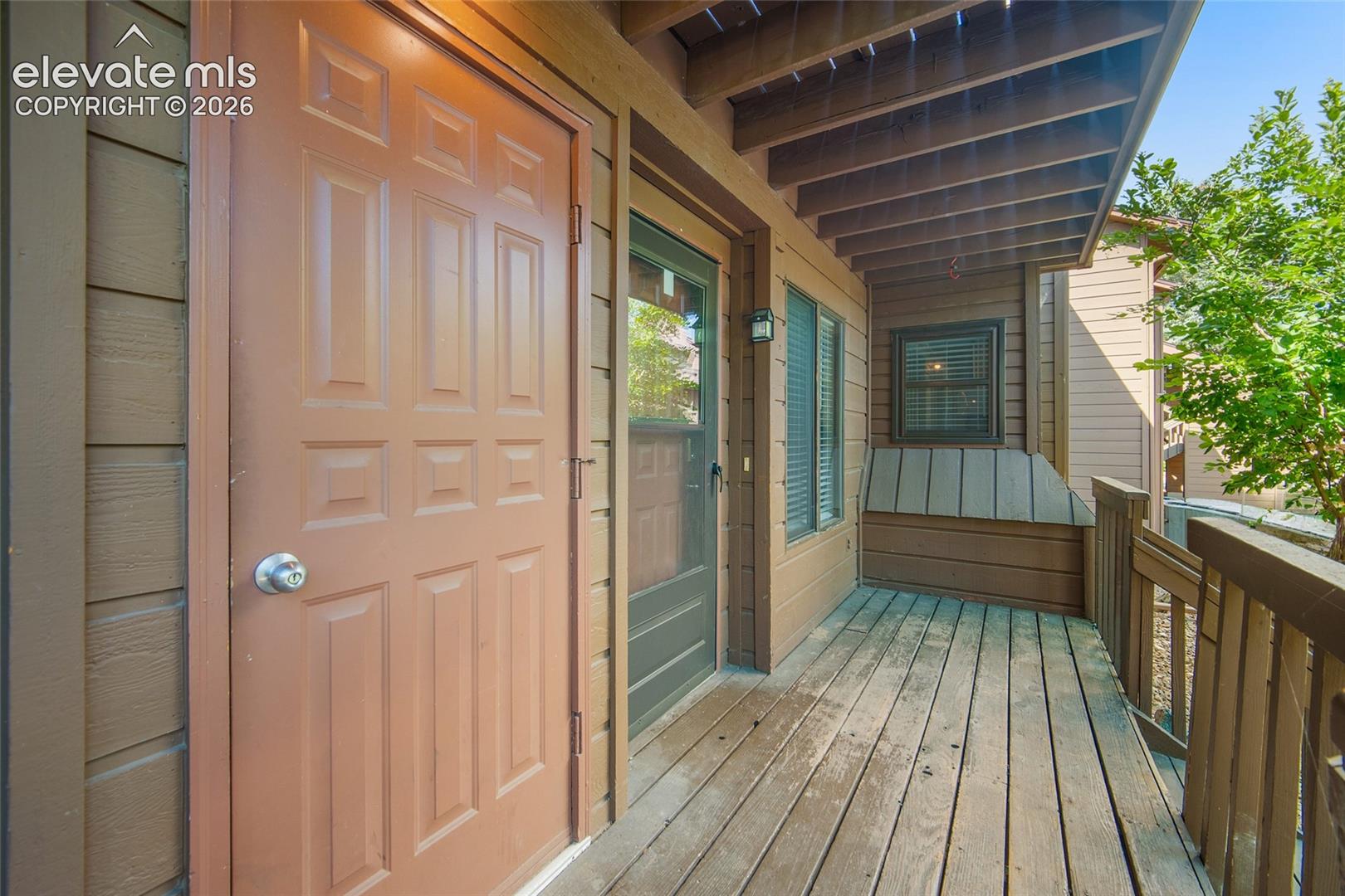 Garage access door