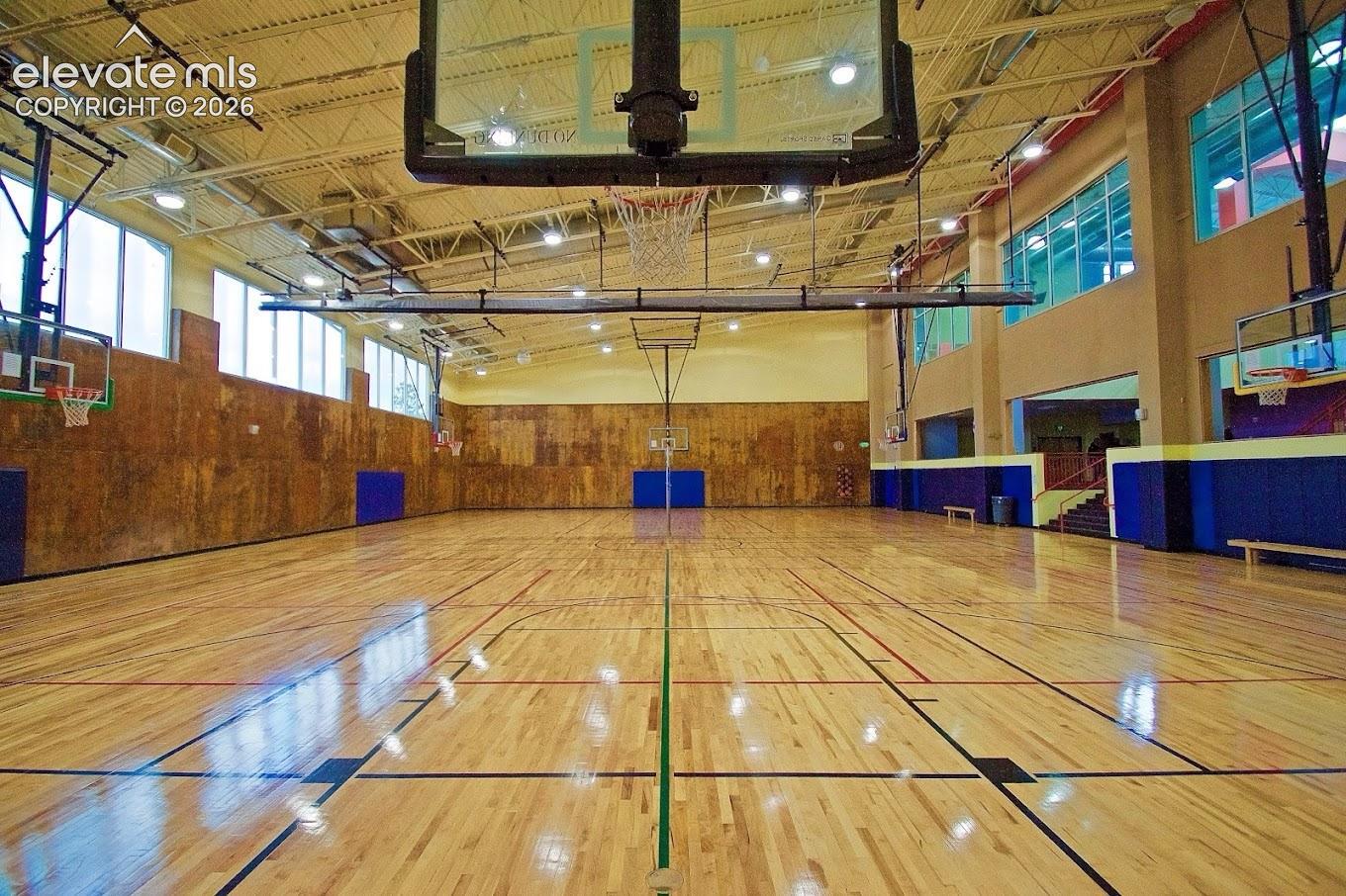 Court in rec center for residents