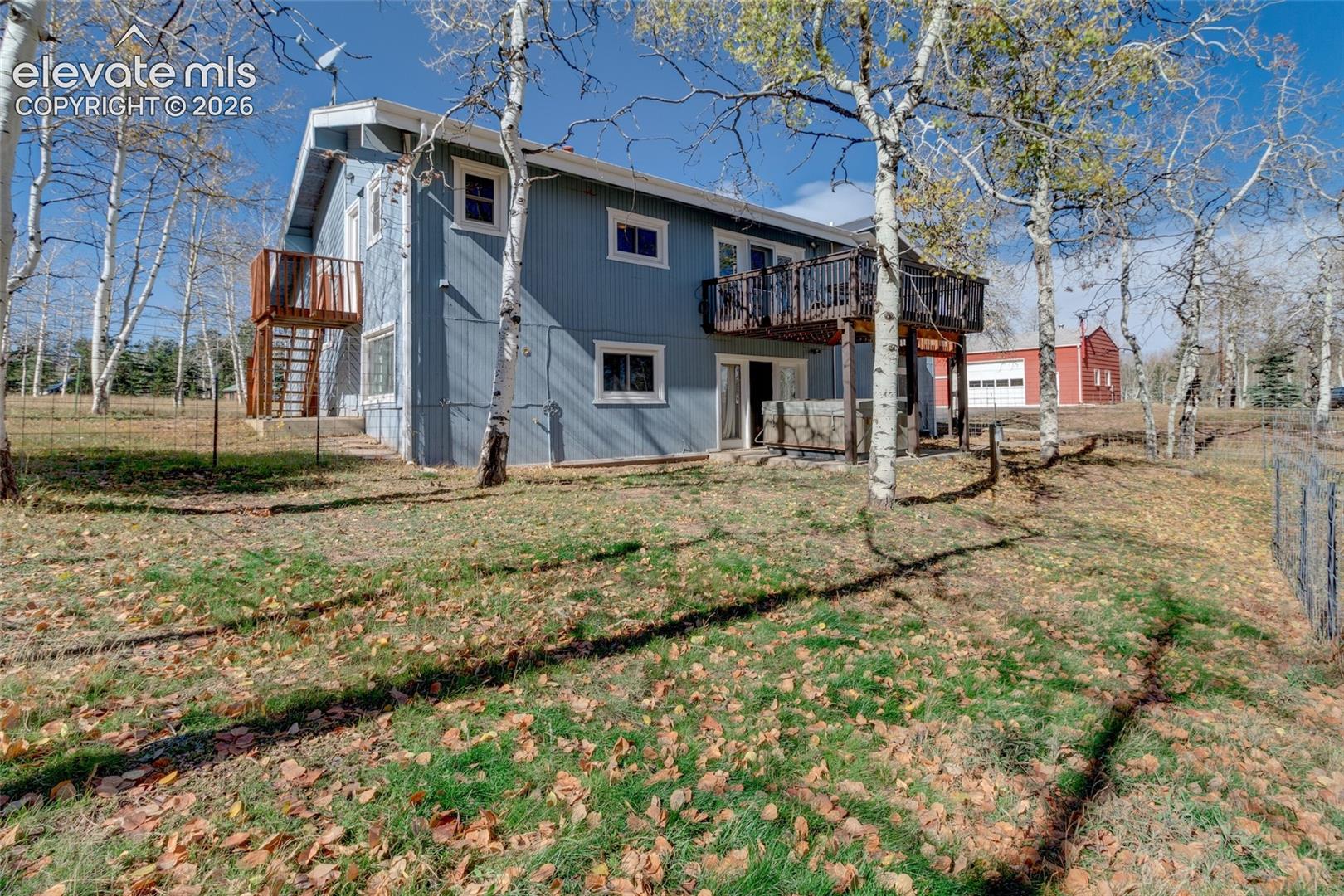 Rear of home