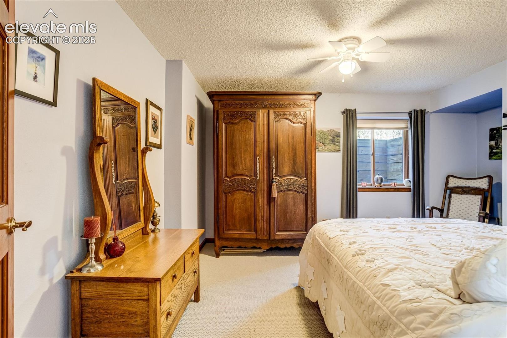 Large basement bedroom closest to family room