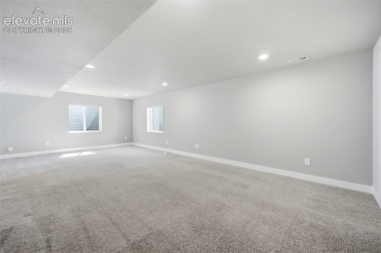 Sprawling Family room