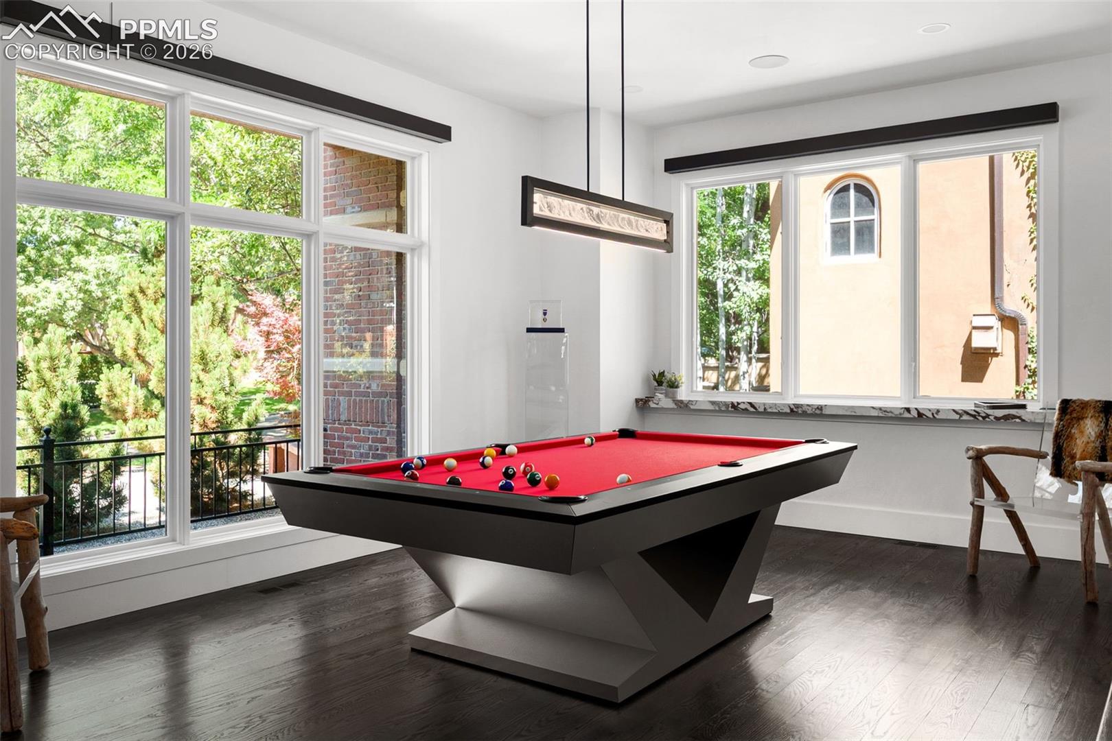 Billiards Area Could Also Be Formal Living Room
